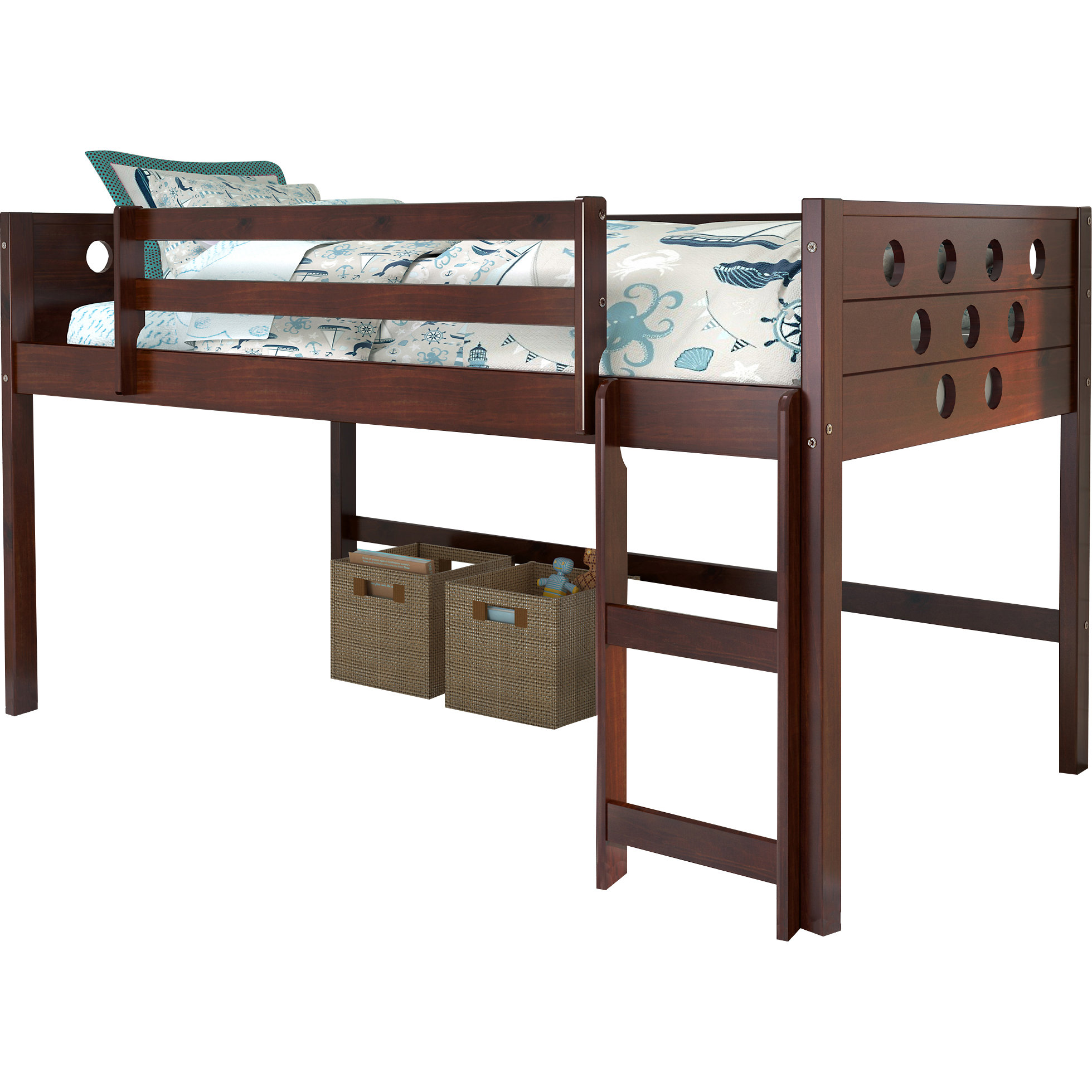 Donco Kids Circles Twin Loft Bed & Reviews Wayfair