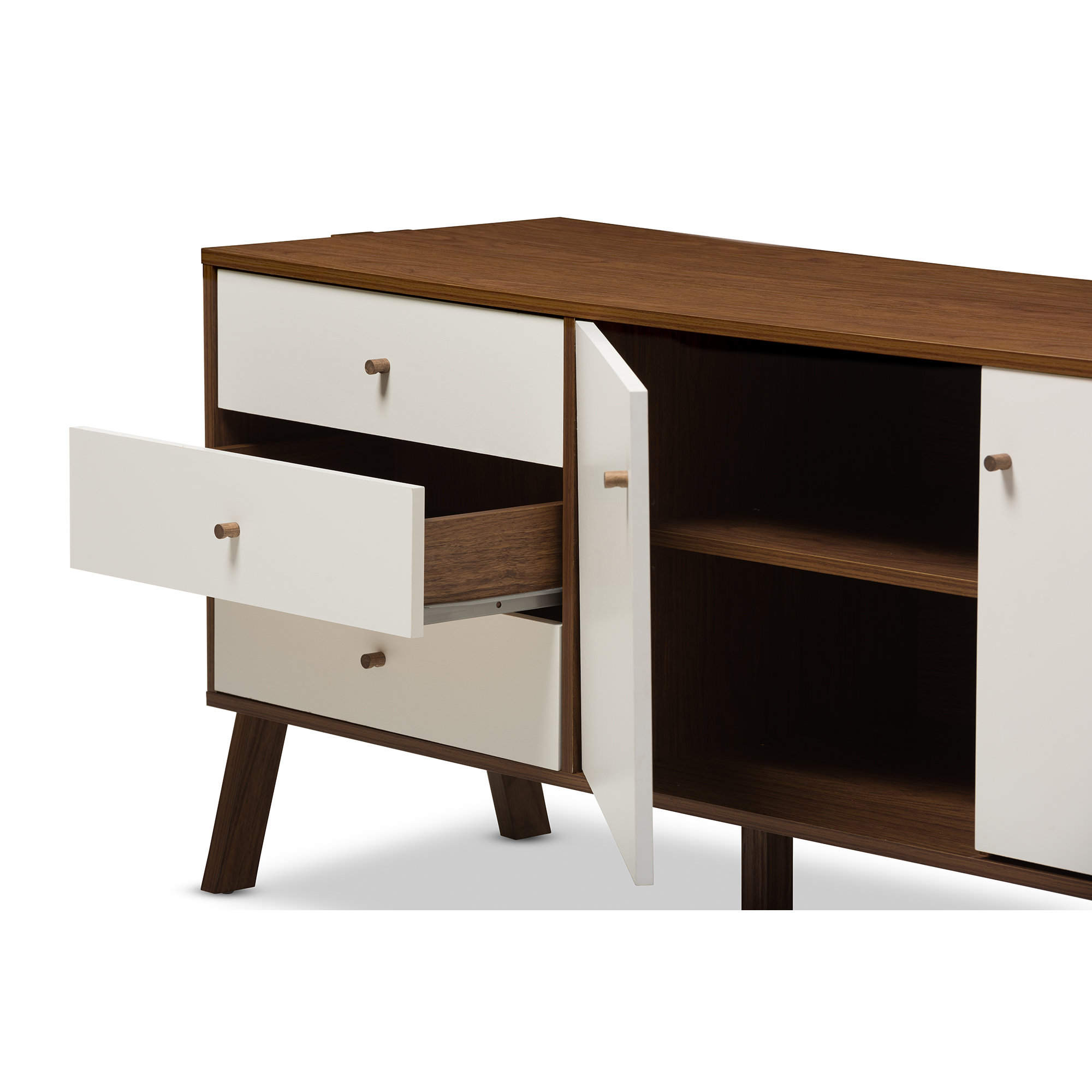 Wholesale Interiors Harlow MidCentury Modern Scandinavian Sideboard