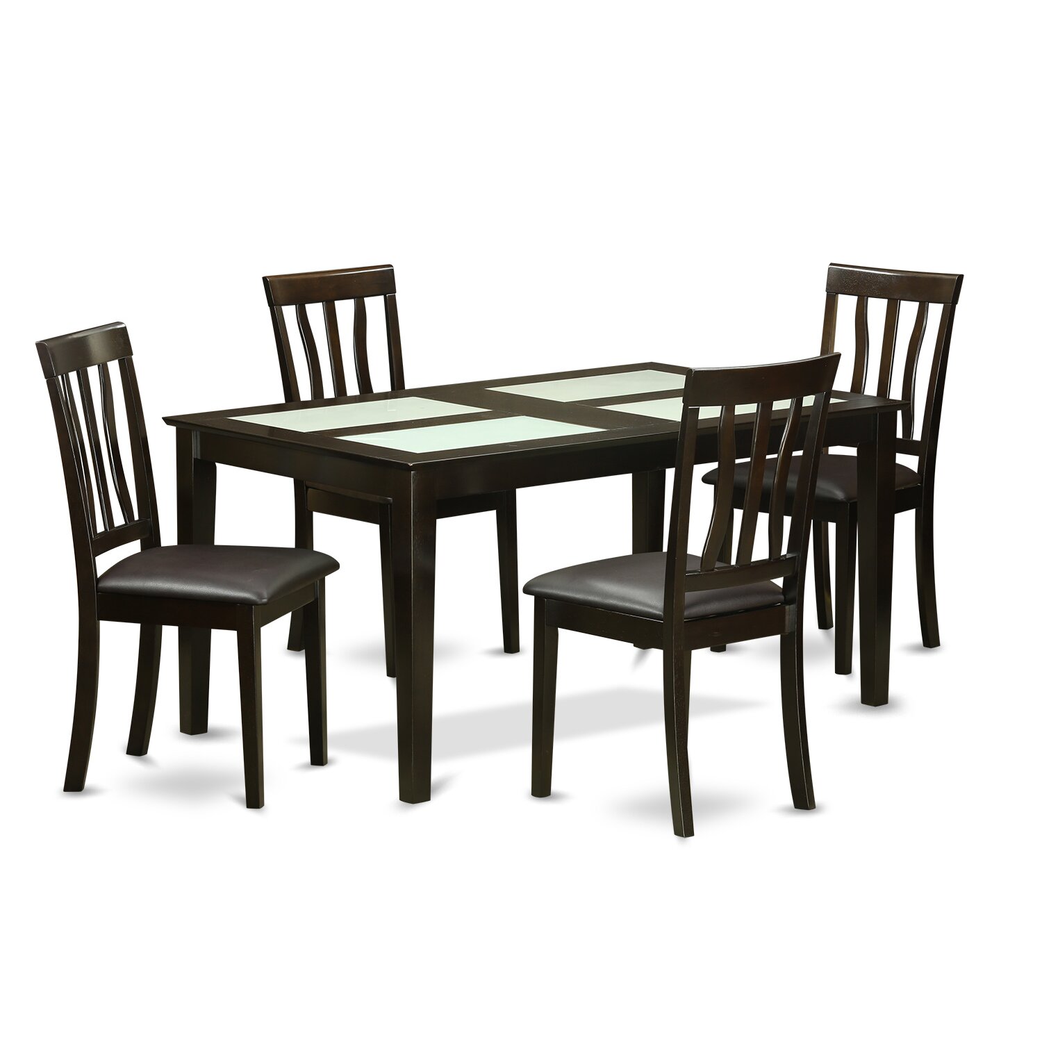 Capri 5 Piece Dining Set by Wooden Importers