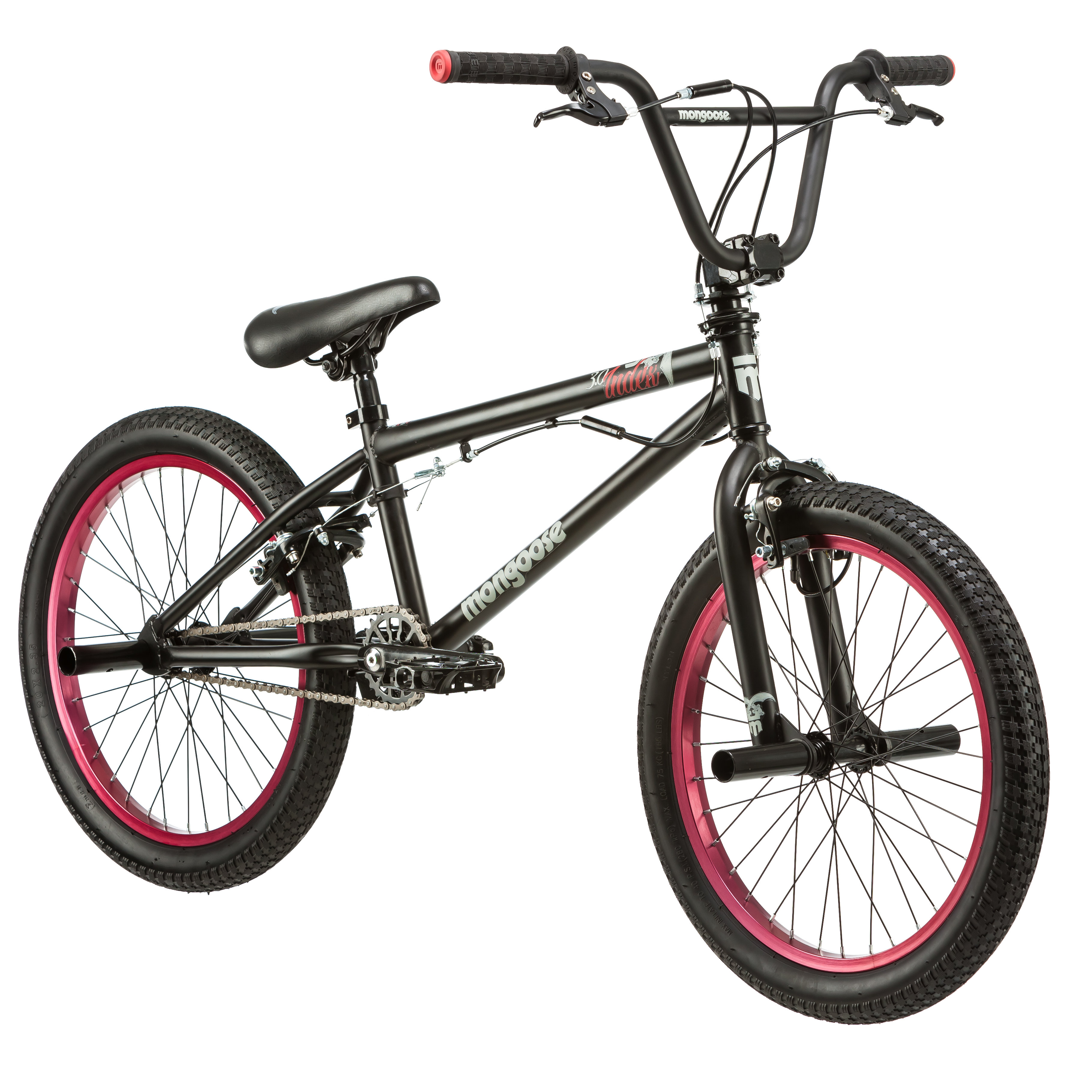 mongoose index mag wheel 20 freestyle bike