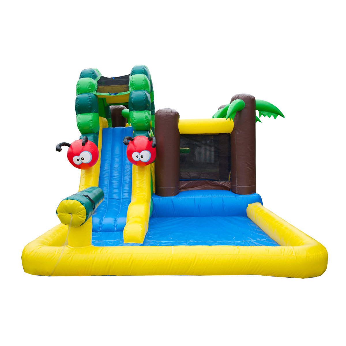jumporange caterpillar inflatable combo