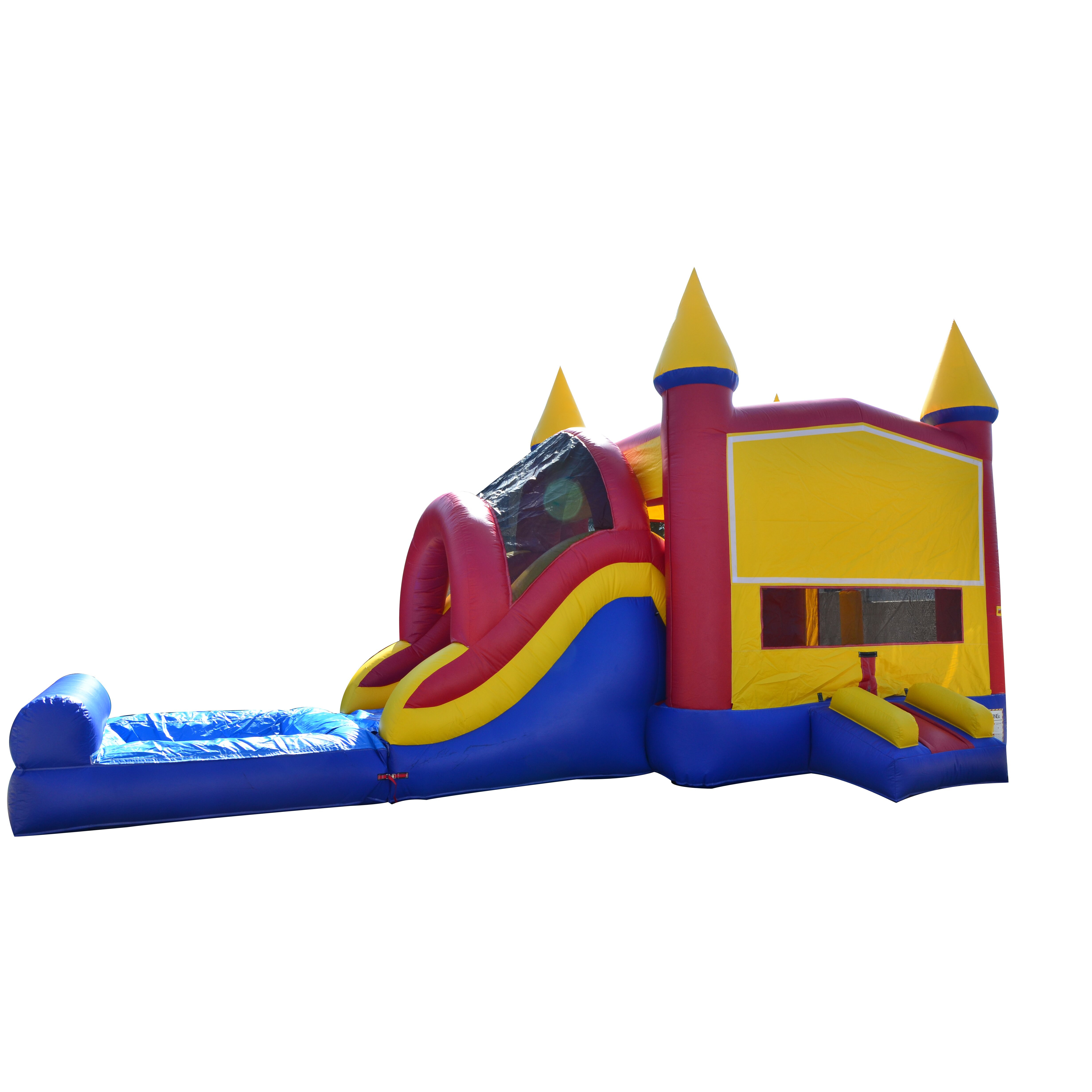 wet and dry inflatable bouncers