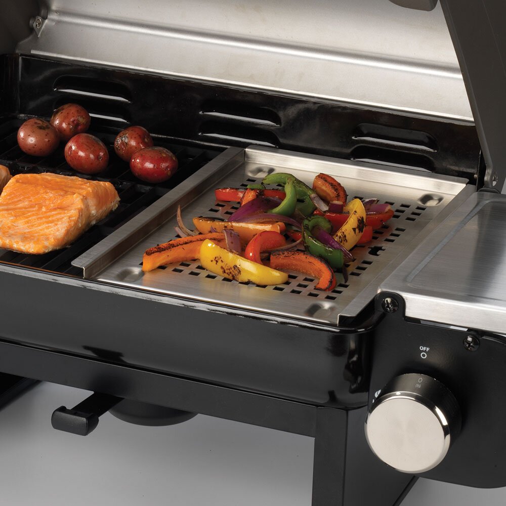 Cuisinart All-Foods Tabletop LP Gas Outdoor Grill with ... on Backyard Gas Grill Reviews id=44045