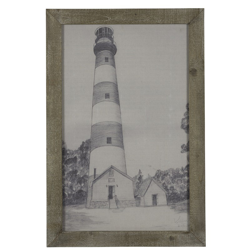 Lighthouse Framed Photographic Print Wayfair