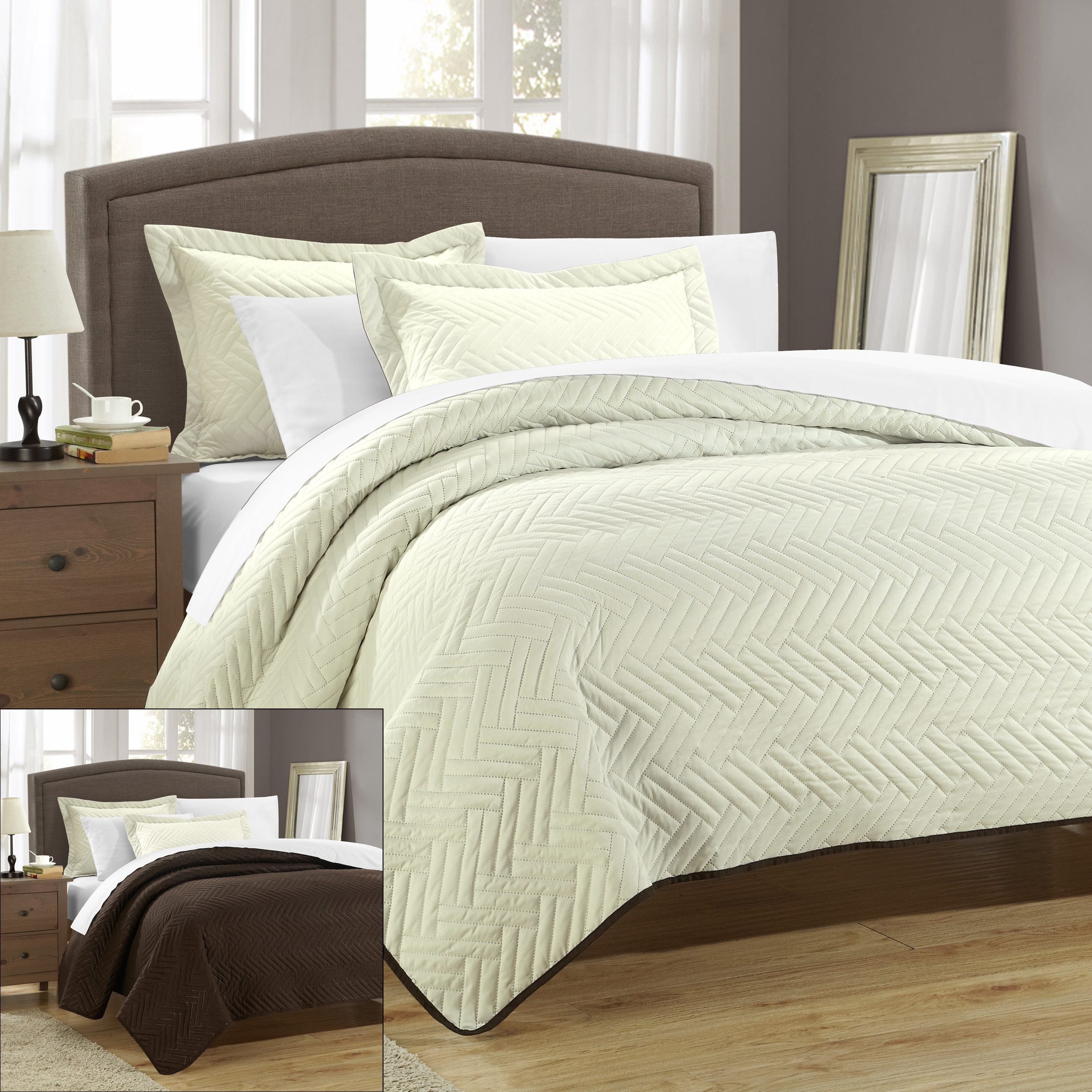 chic home palermo quilt se