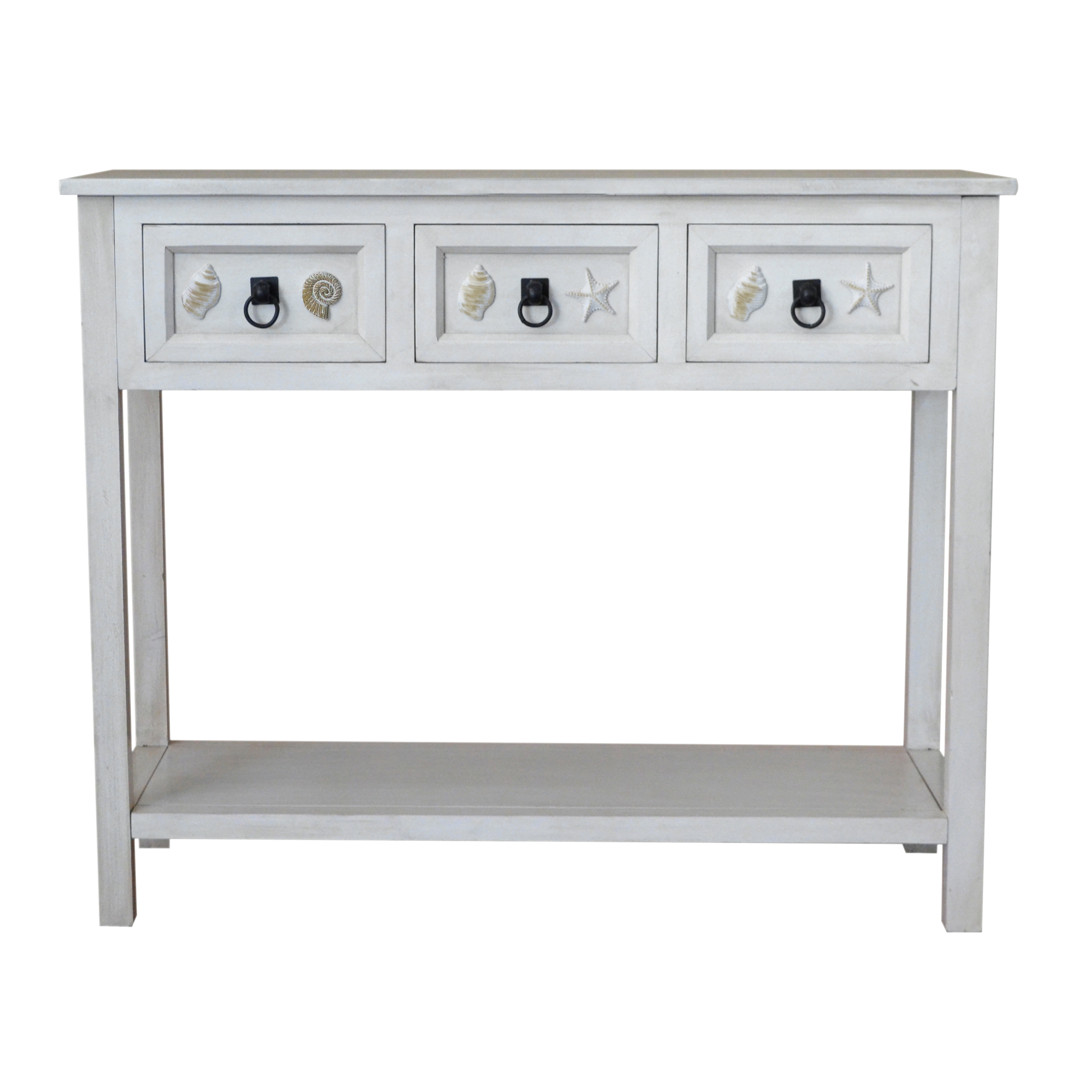 Gallerie Decor Coastal 3 Drawer Console Table & Reviews Wayfair