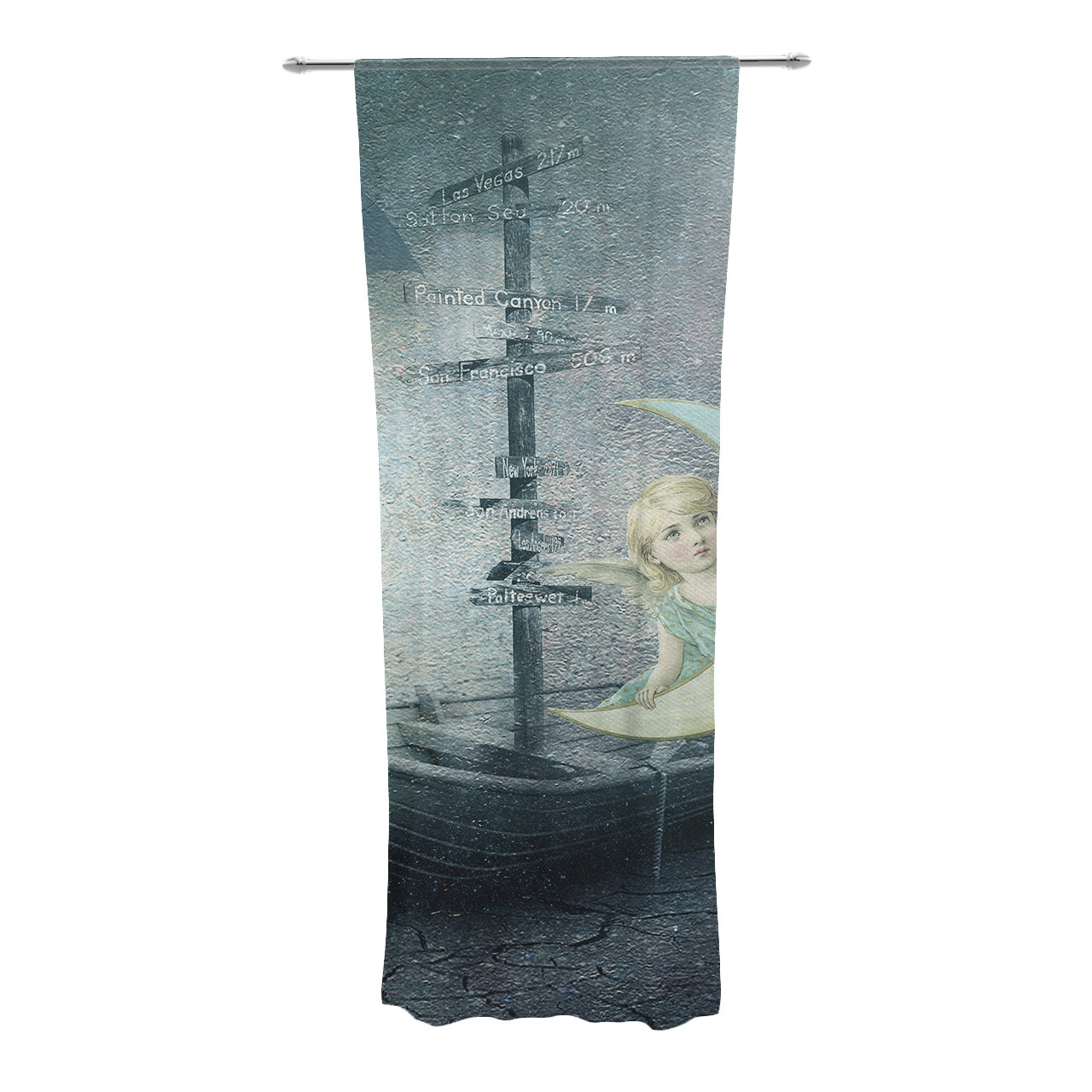 Rain Curtain Panels by KESS InHouse