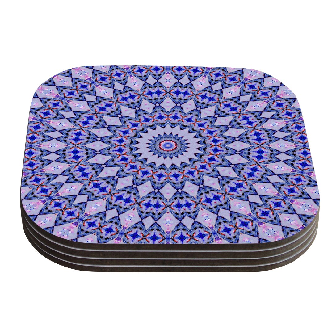 Kaleidoscope by Iris Lehnhardt Coaster by KESS InHouse