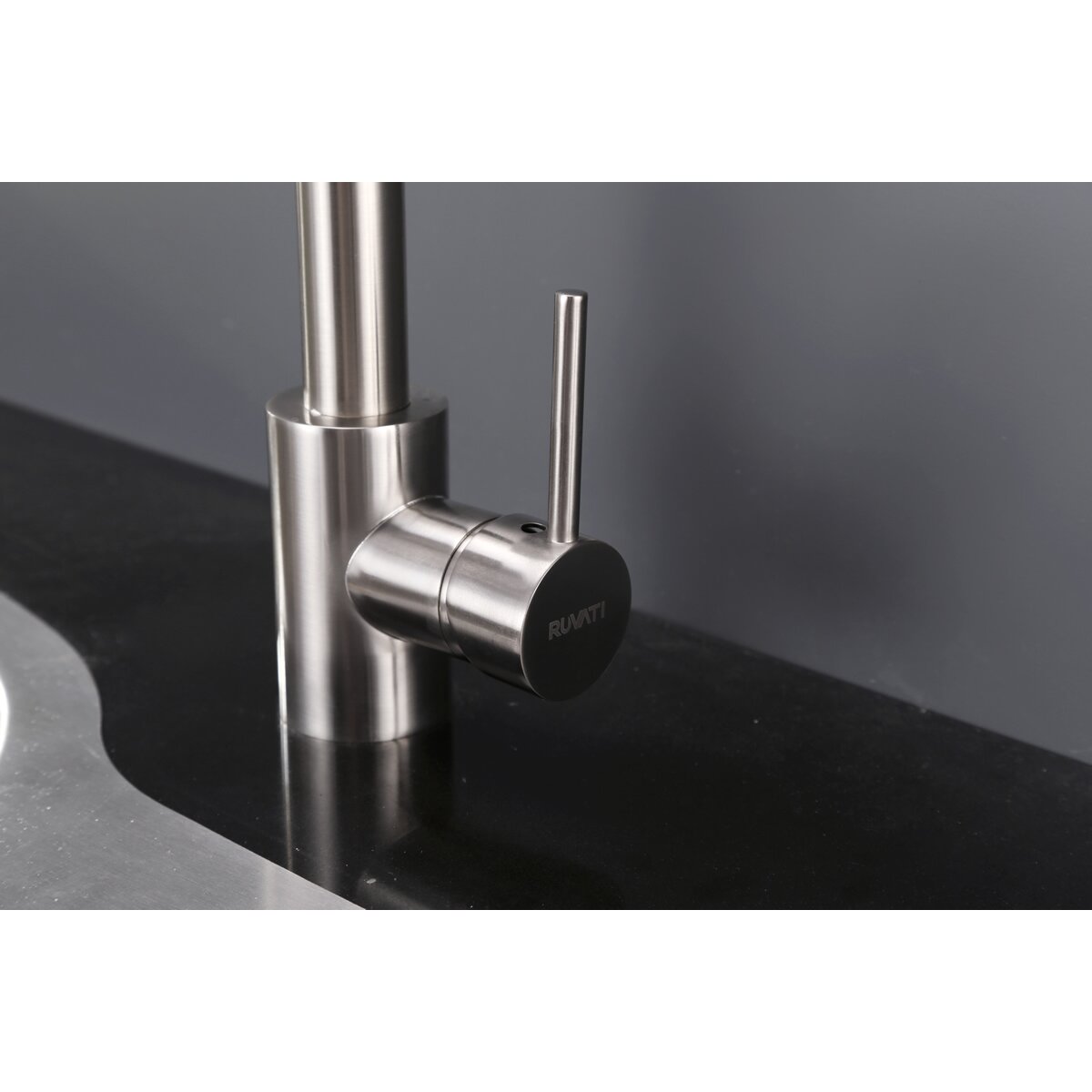 Ruvati Cascada Single Handle Pull-Down Kitchen Faucet ...