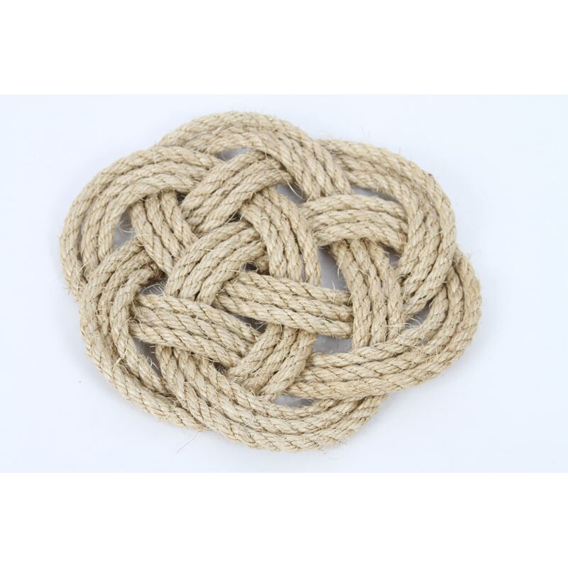 DEI Latitude 38 Nautical Jute Rope Knot Trivet & Reviews | Wayfair