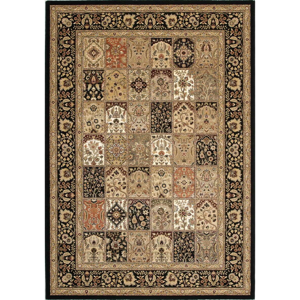 Visconti Dark Traditional Area Rug