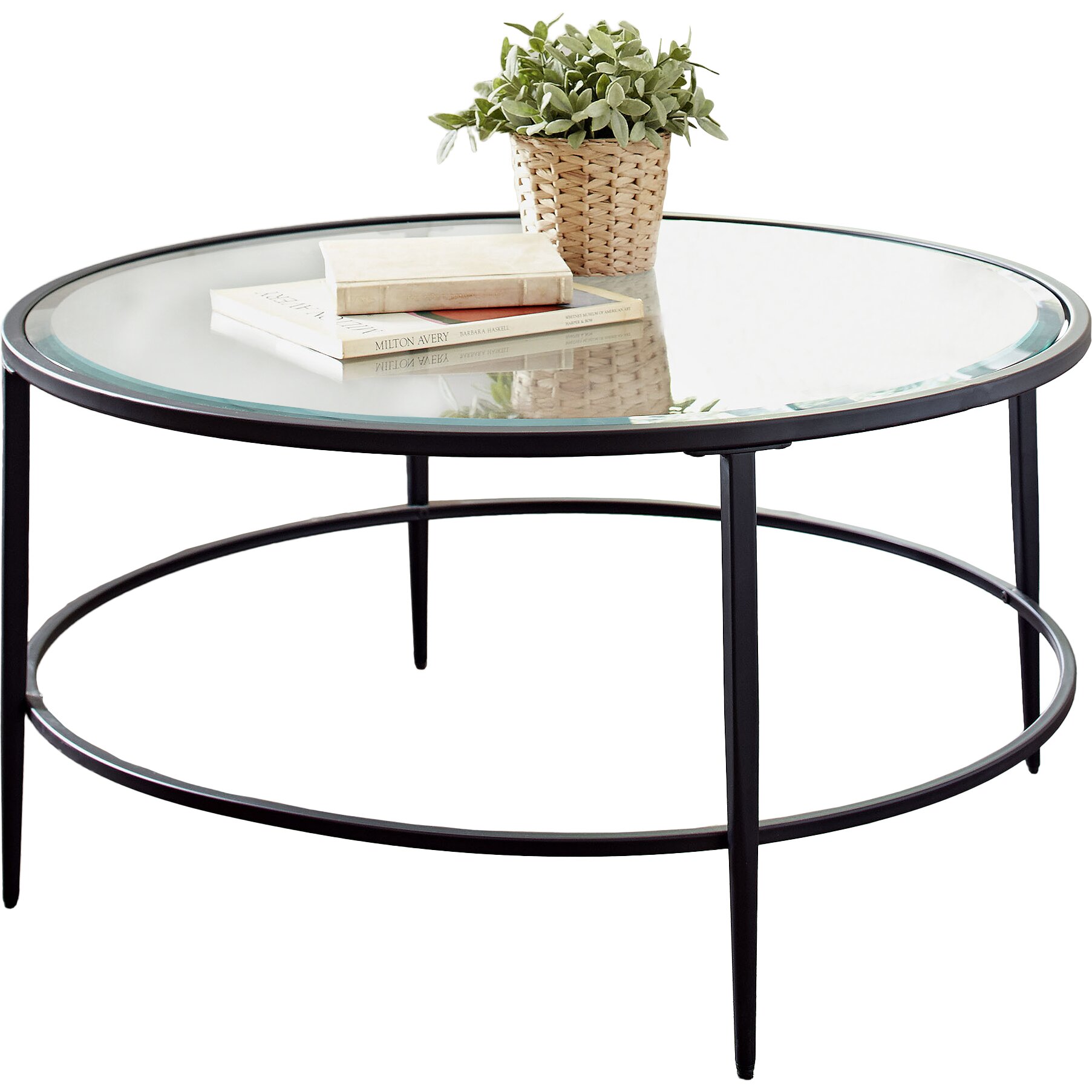 Birch Lane Harlan Round Coffee Table & Reviews | Wayfair