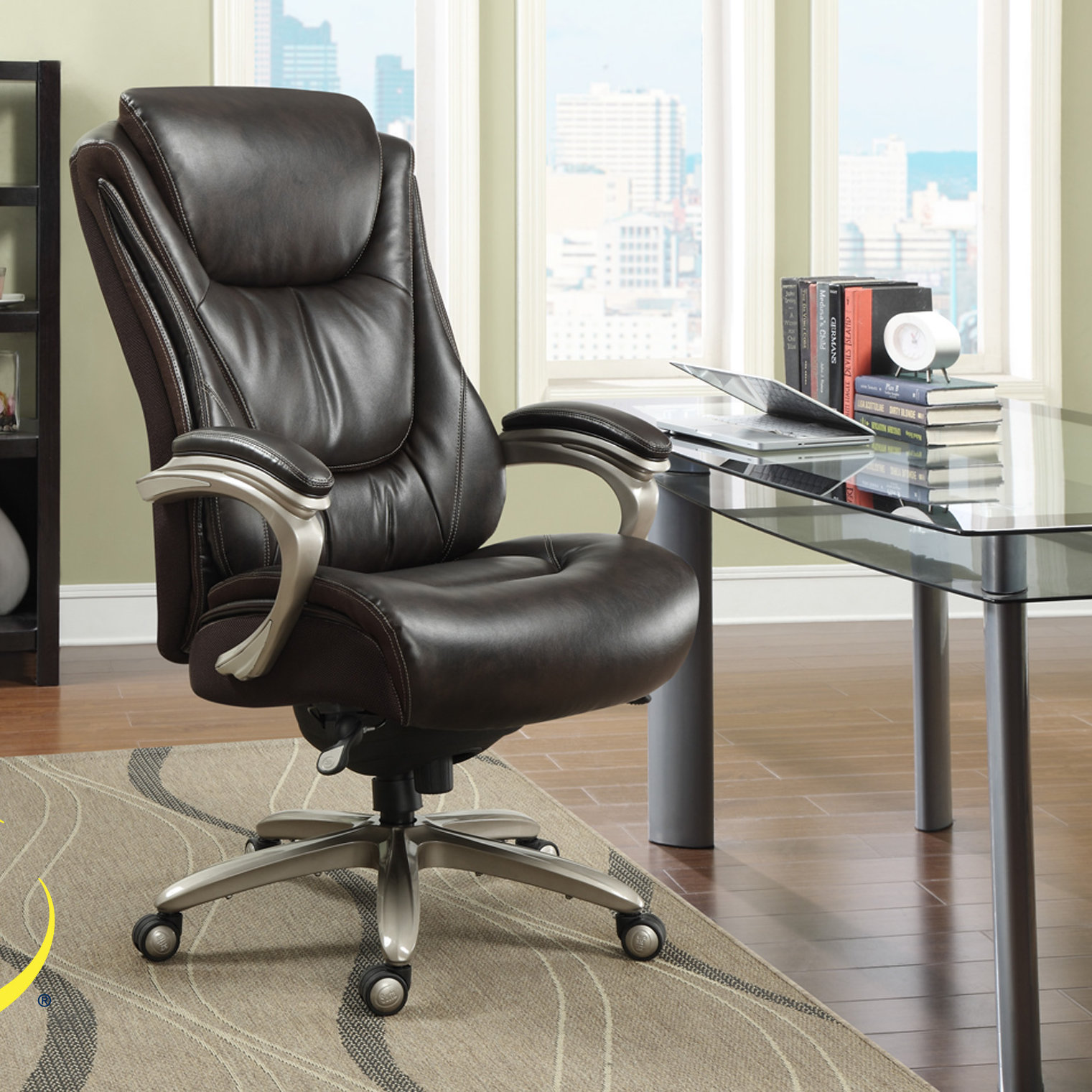 Serta at Home Blissfully High Back Executive Chair & Reviews Wayfair