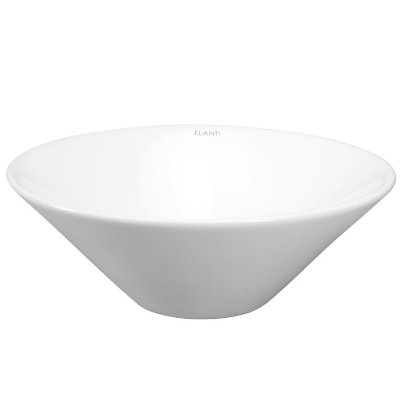 Porcelain Deep Round Bowl Vessel Sink Wayfair