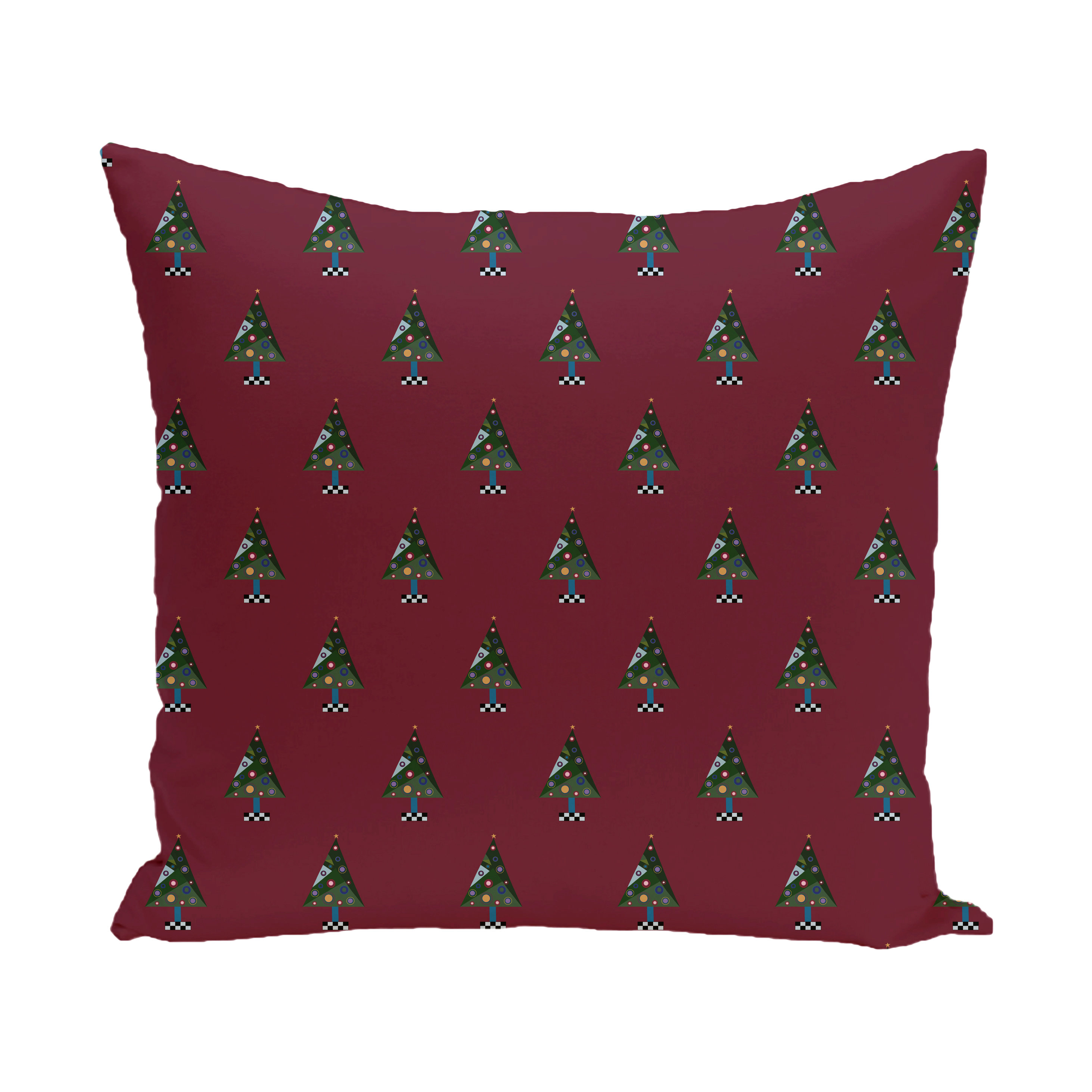 Crazy Christmas Decorative Holiday Print Throw Pillow Wayfair
