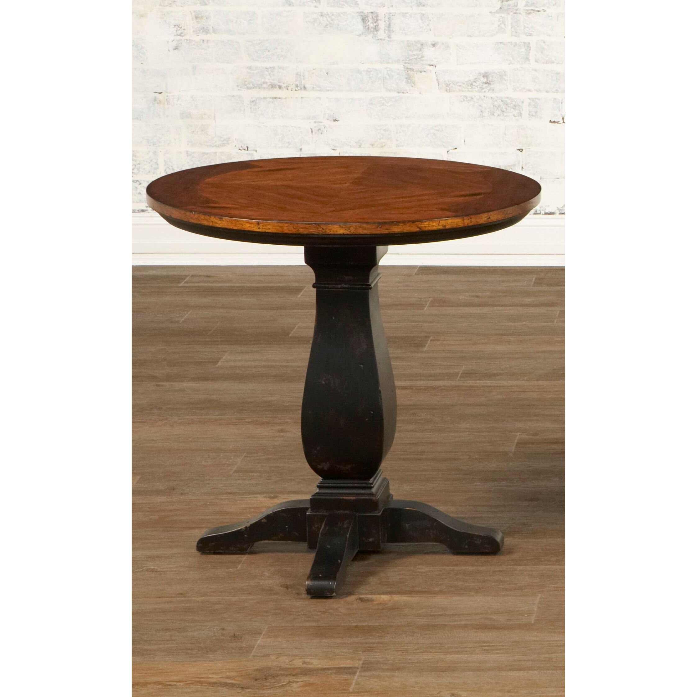 Loon Peak Spruce Knob Pedestal Table