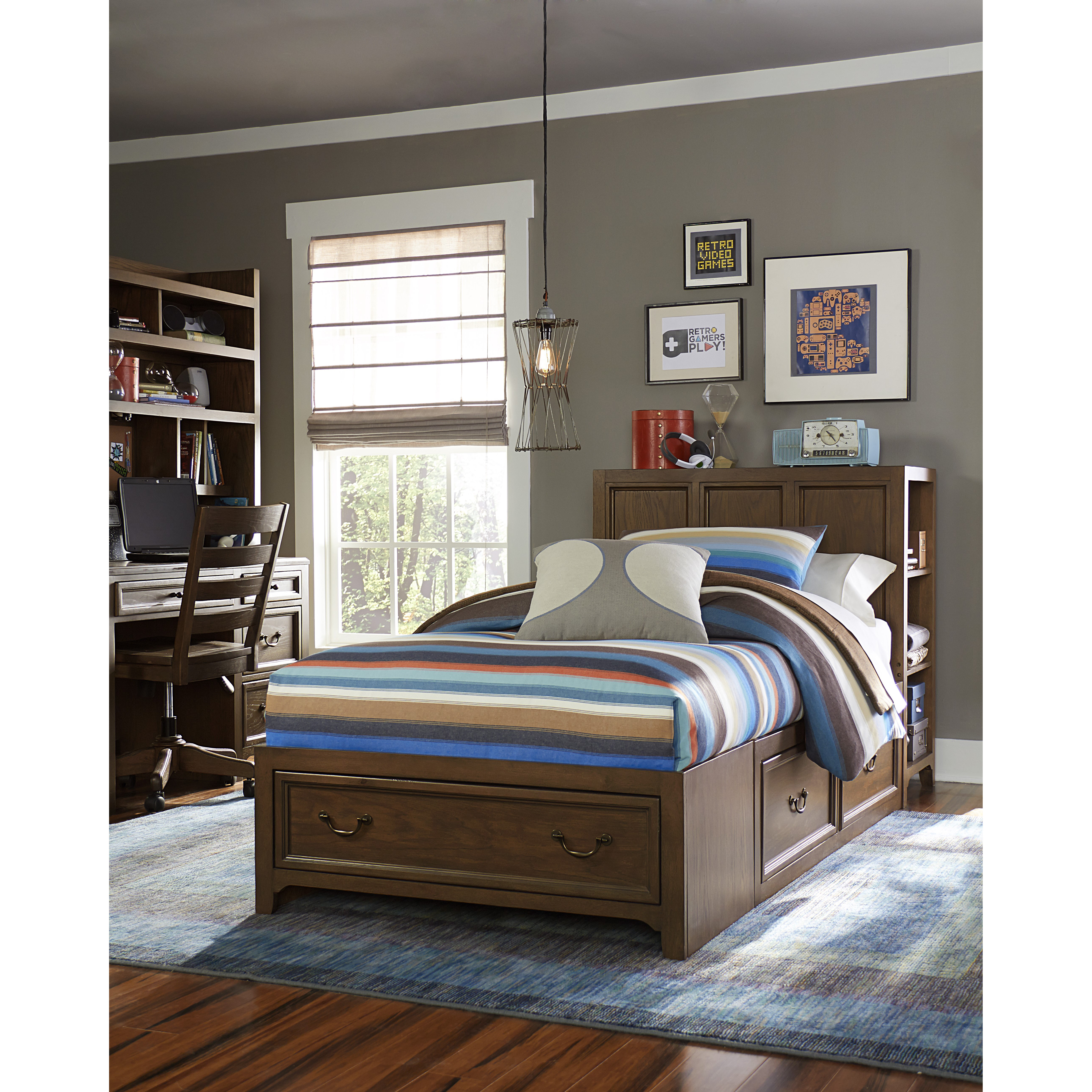 Kenwood Twin Panel Bed with Storage Wayfair