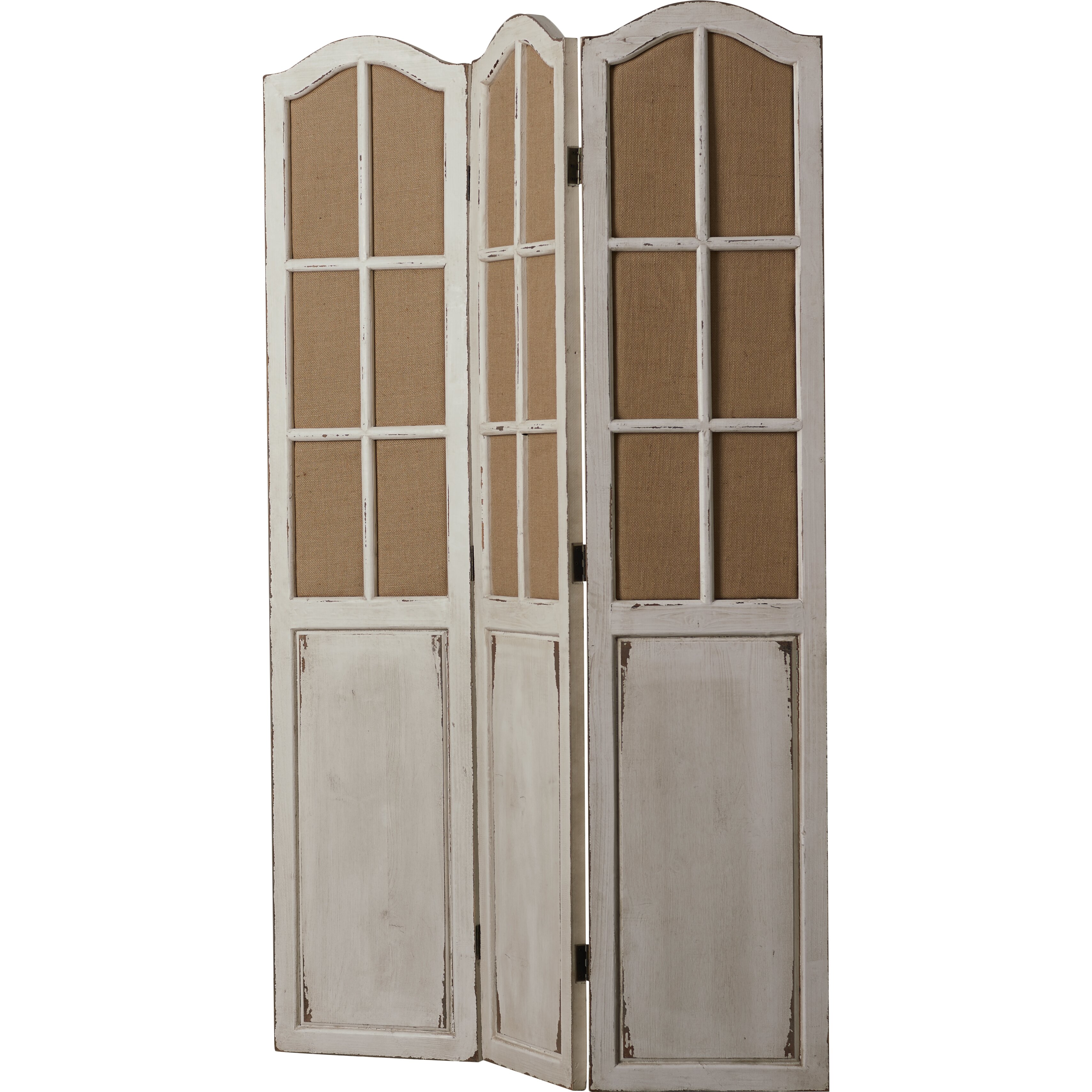 Lark Manor Ivraie 71 x 48 Folding 3 Panel Room Divider