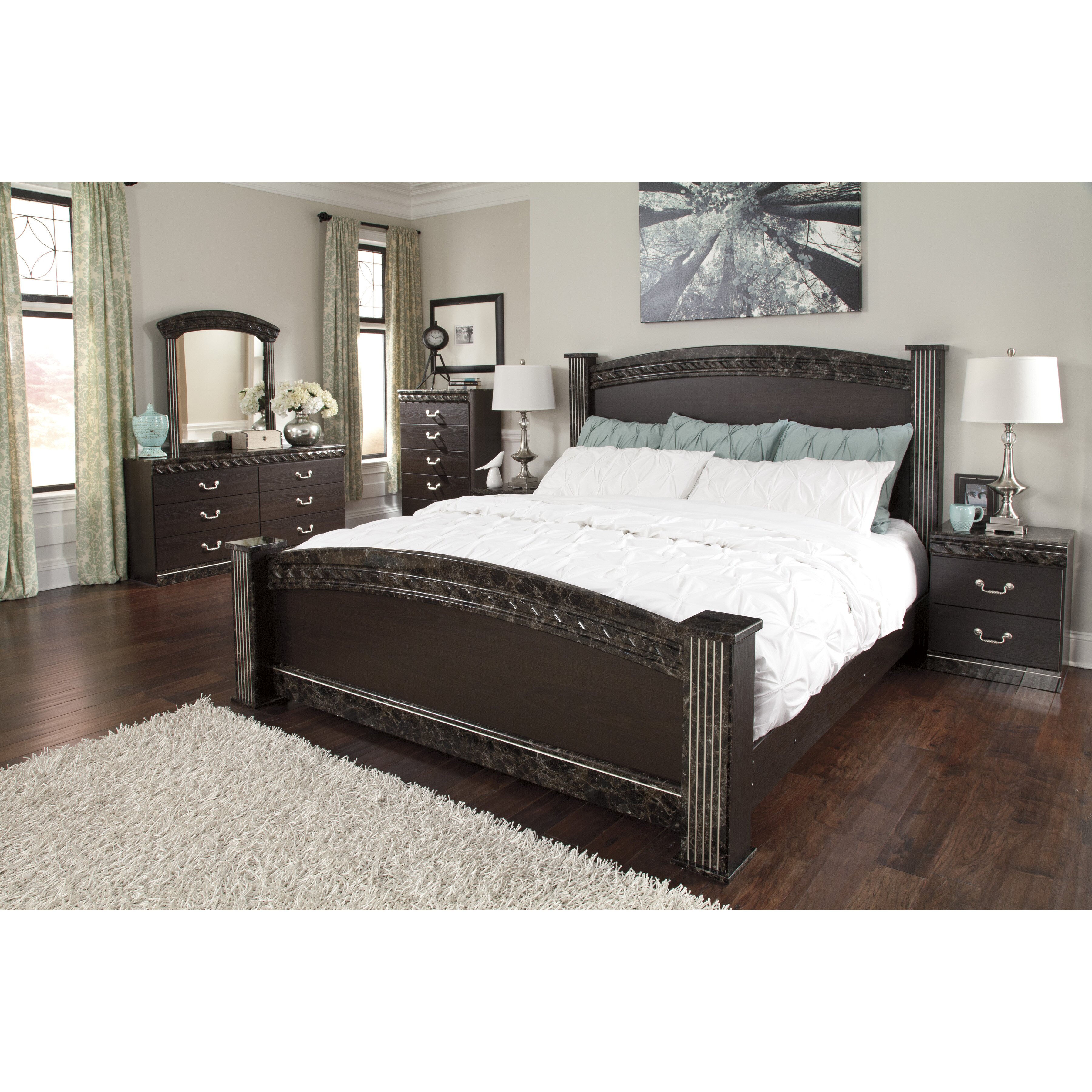 Signature Design By Ashley Ridgley 5 Pc. Bedroom Set ...