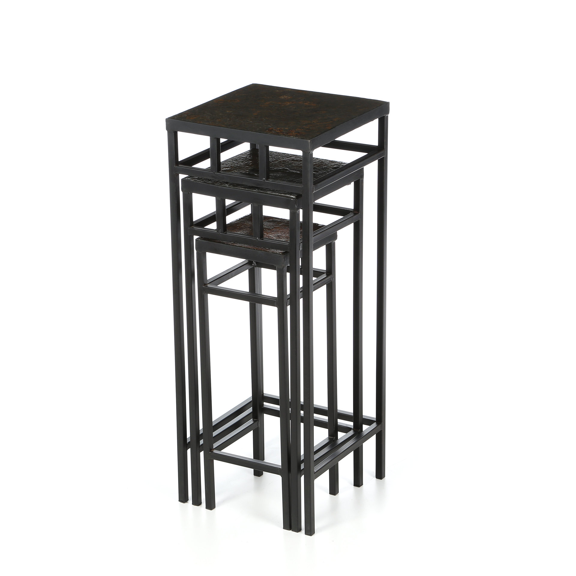 4D Concepts 3 Piece Slate Nesting Plant Stand Set & Reviews Wayfair