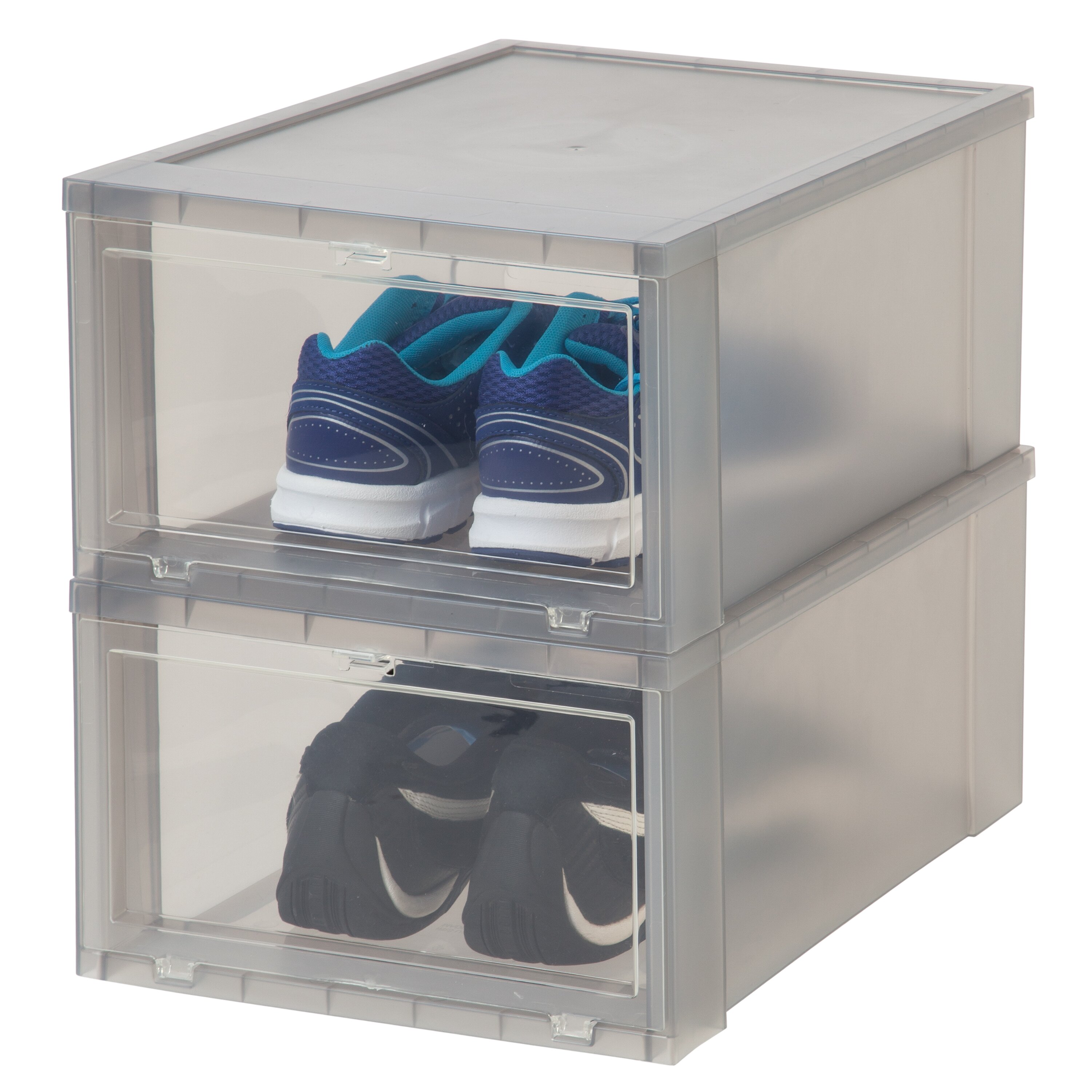 IRIS Drop Front Shoe Box & Reviews | Wayfair