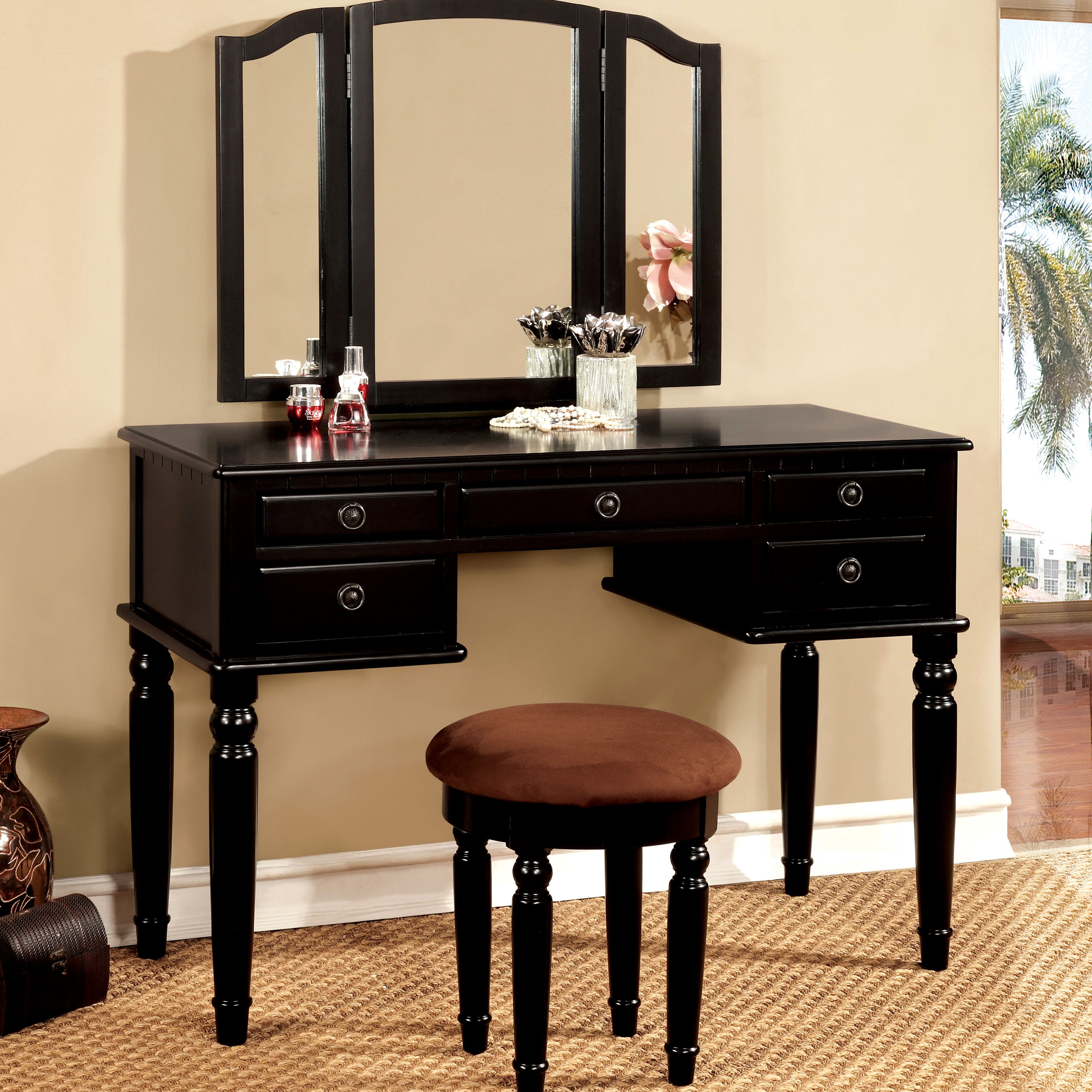 Powell Marquis Cherry Bedroom Vanity Set(43).jpg