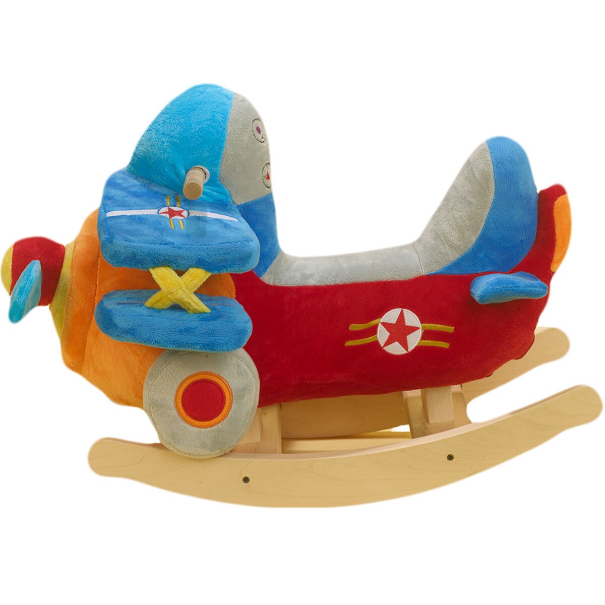 Rockabye Bi Plane Airplane Rocker & Reviews | Wayfair