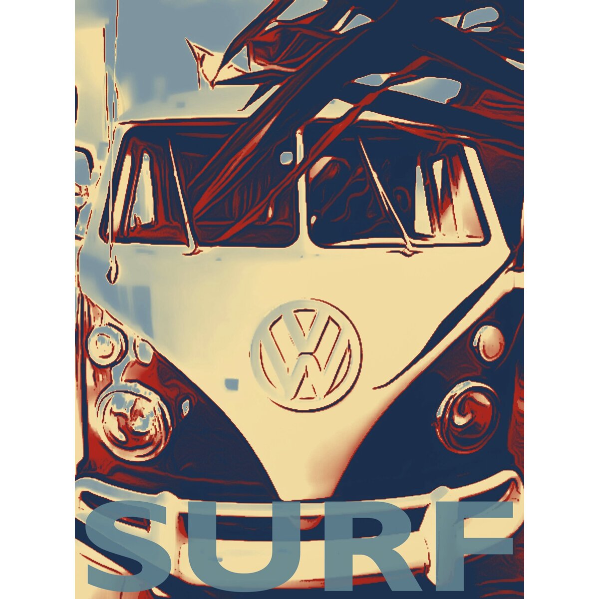 Graffitee Studios Surf Vintage Surf Hope Graphic Art on ...