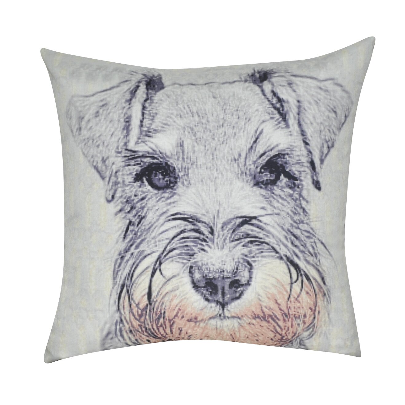 schnauzer decorative pillows