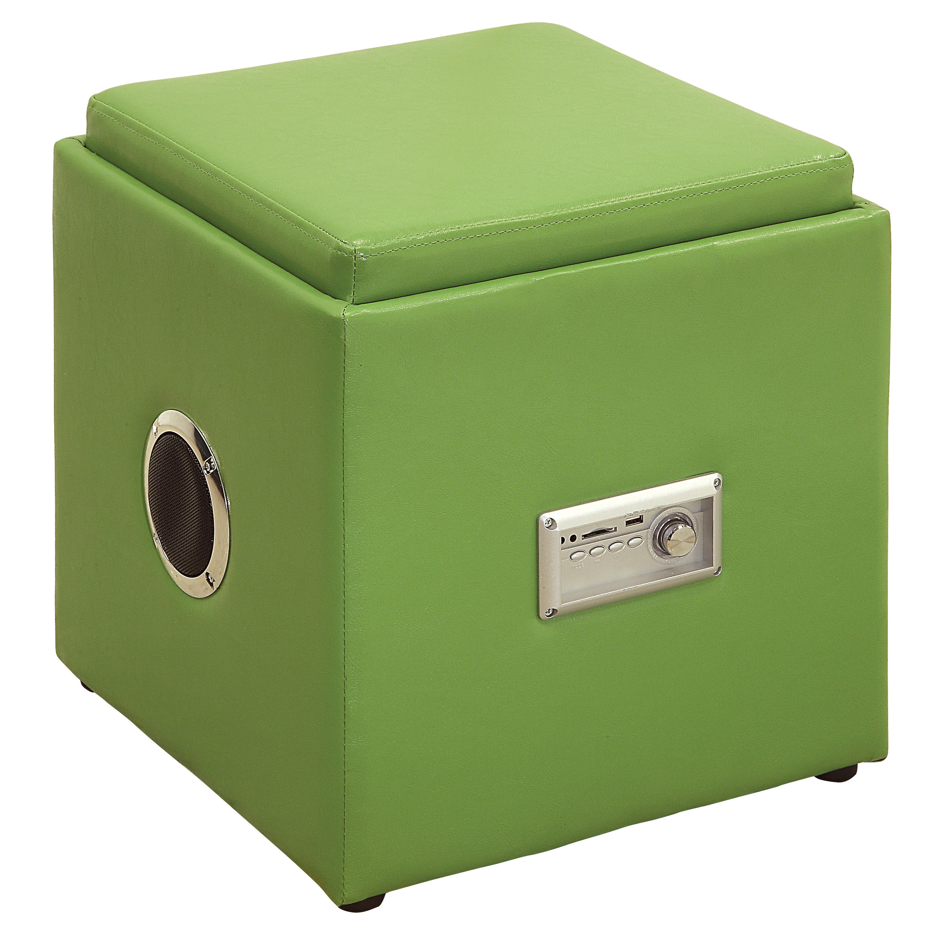 Winchester Leather Speaker Ottoman Wayfair