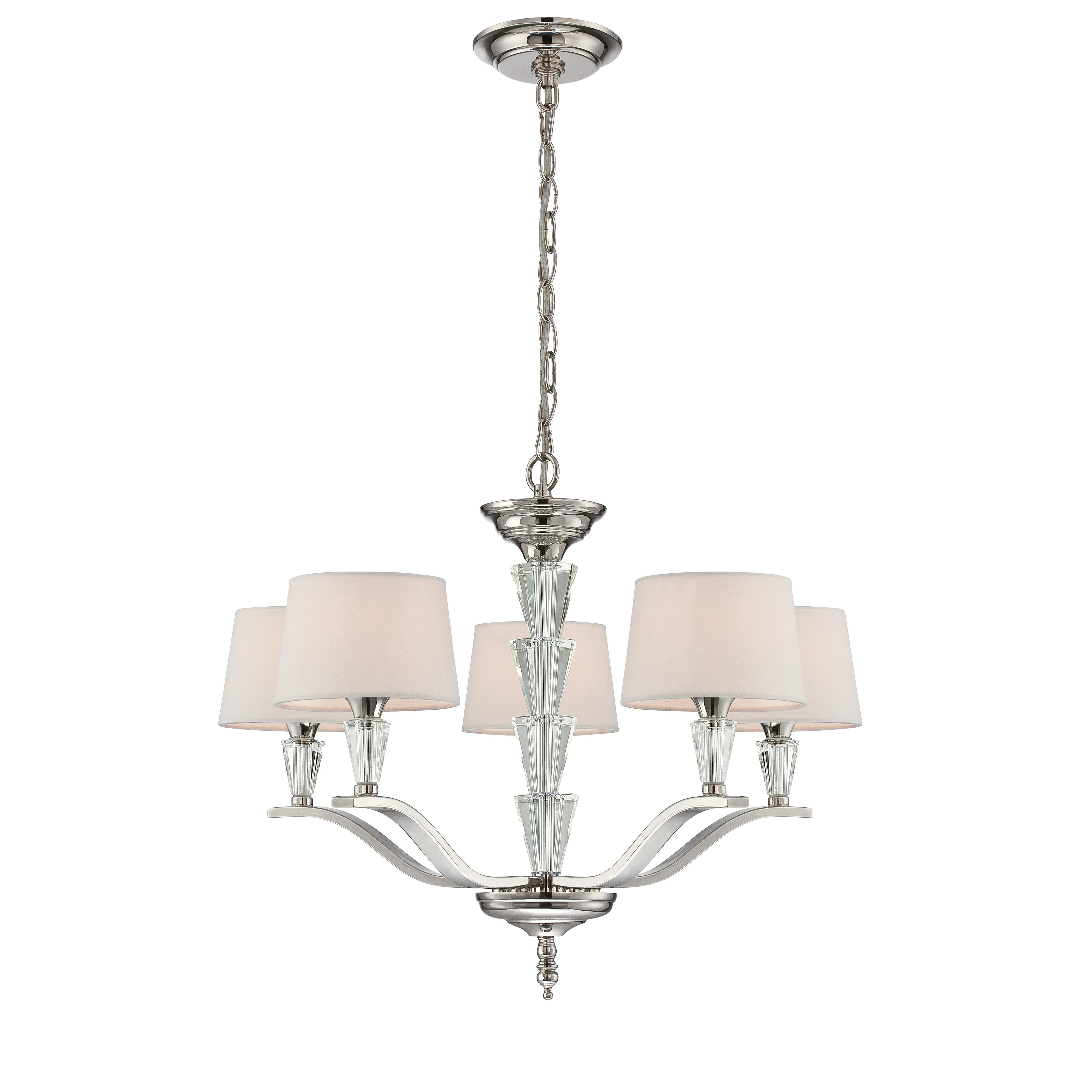 Saveria 5 Light Drum Chandelier by Lite Source