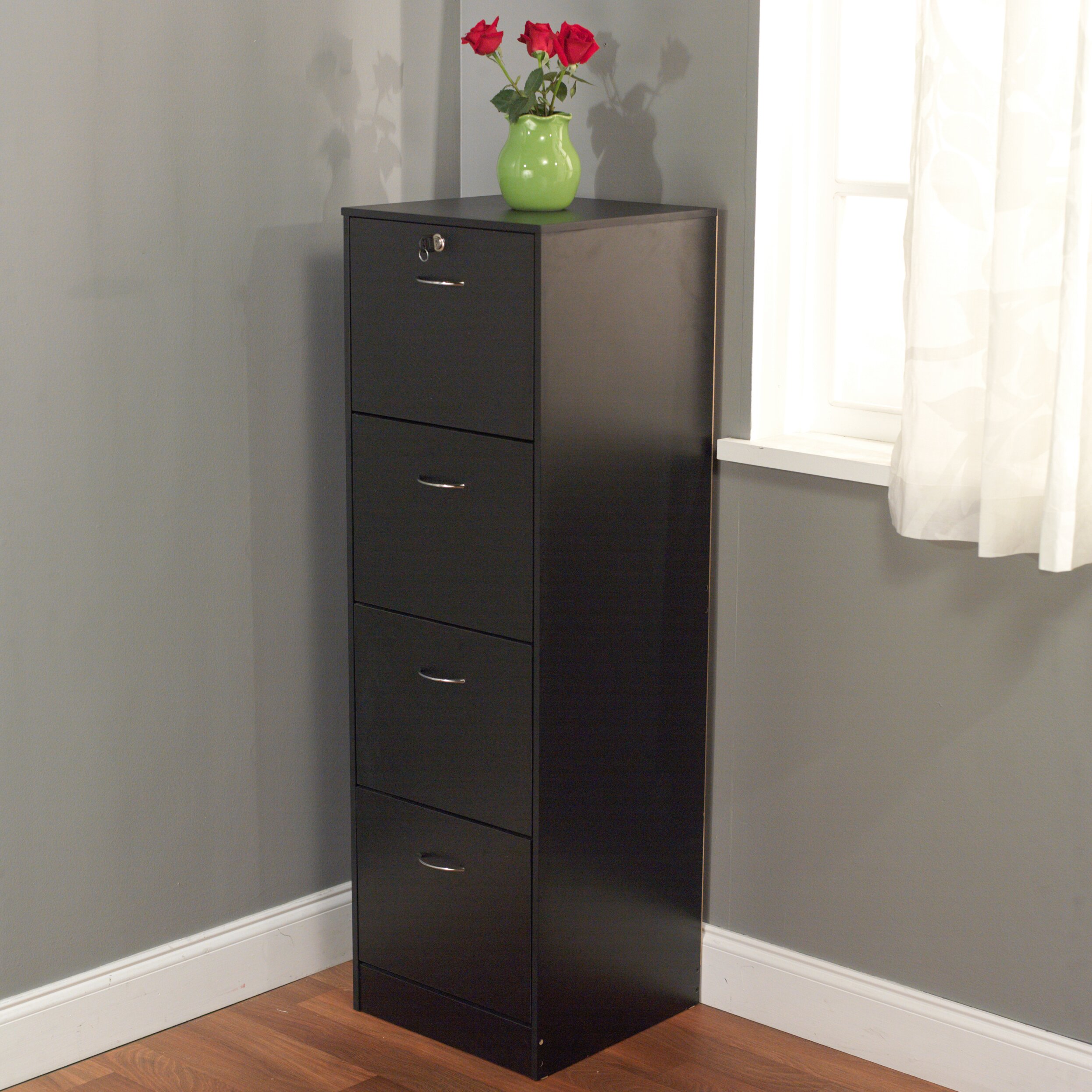 Andover Mills 4 Drawer Filing Cabinet & Reviews | Wayfair