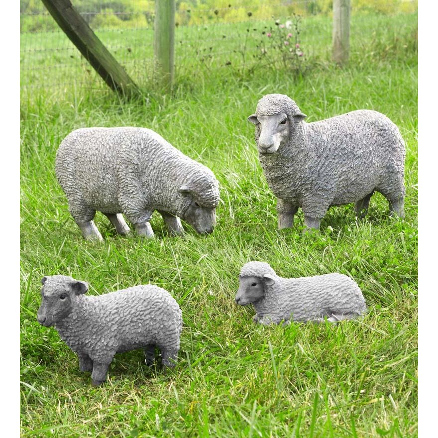 resin sheep for garden