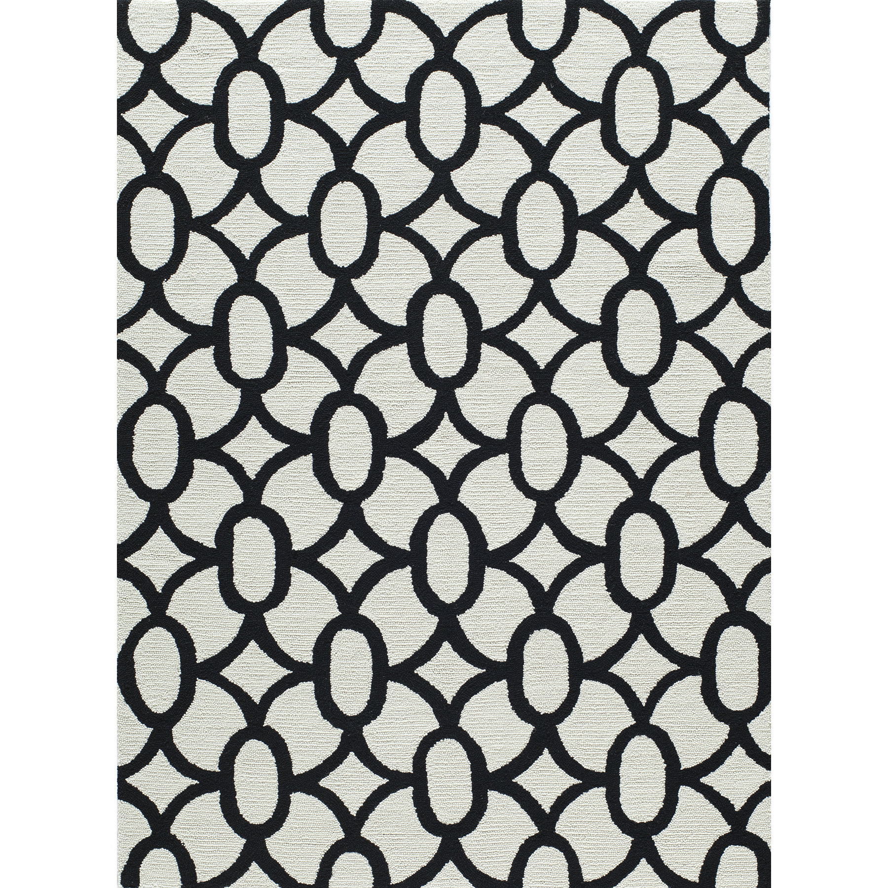 Momeni Geo Black Geometric Area Rug & Reviews Wayfair