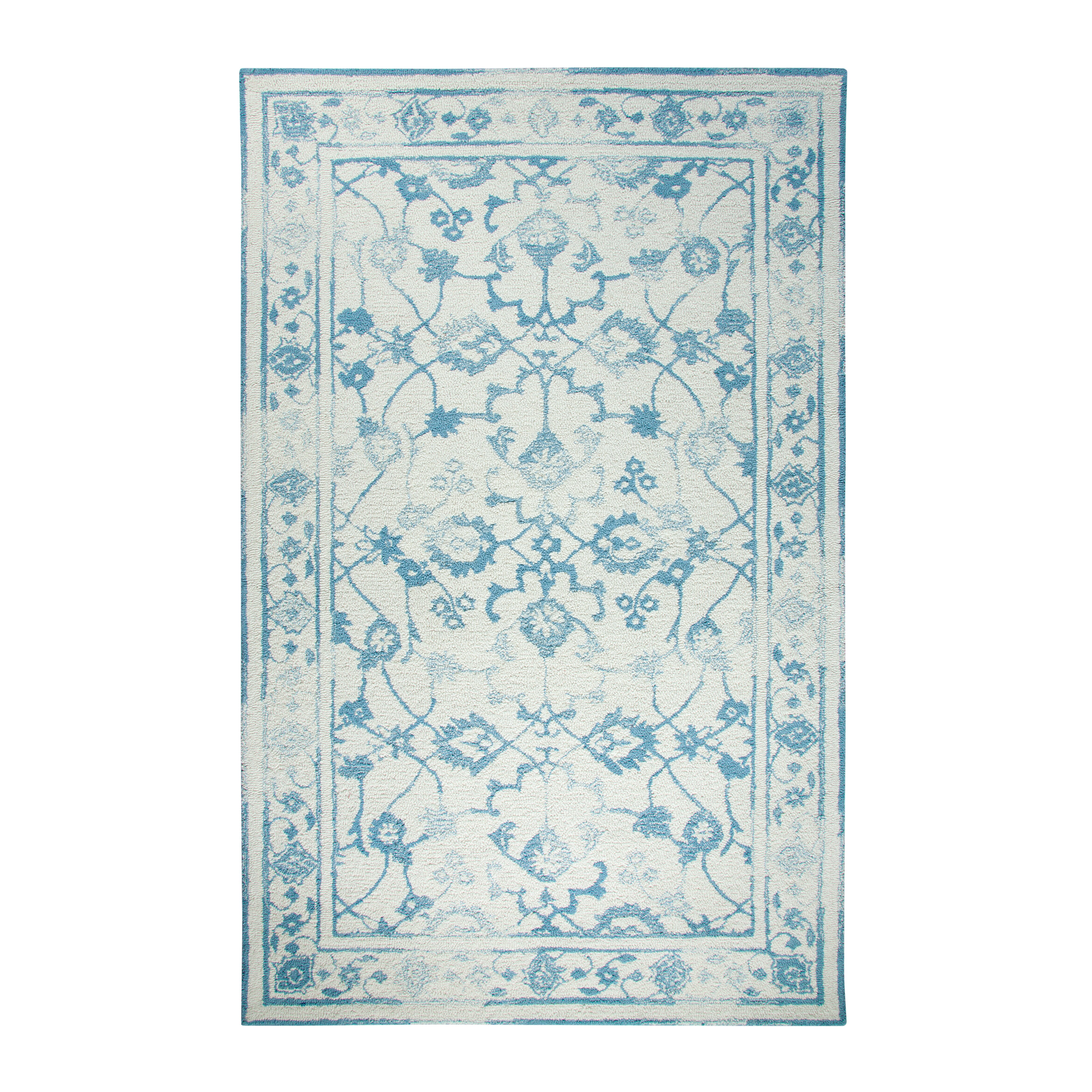 Avalon Ivory/Light Blue Area Rug by Dynamic Rugs