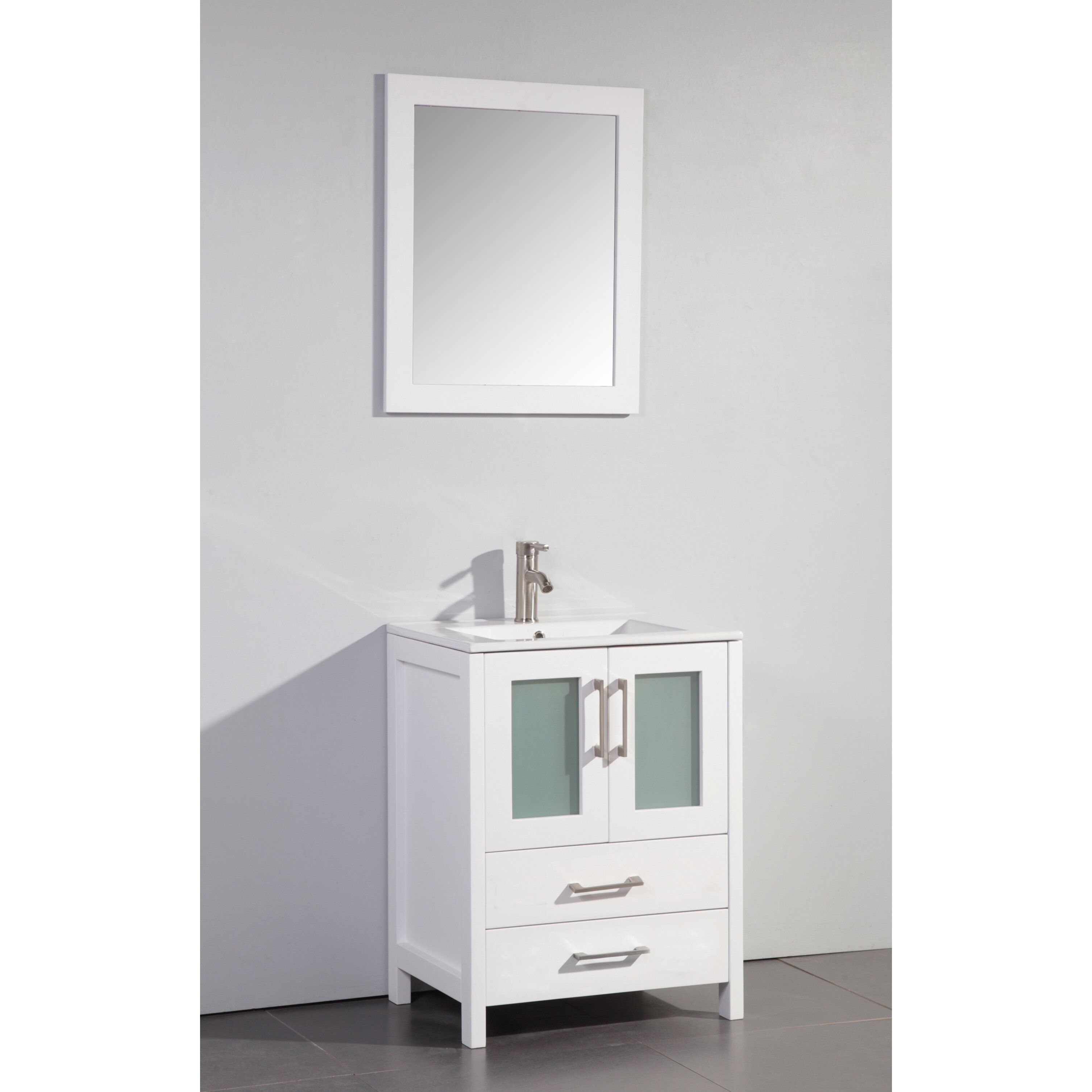 MTD Vanities Argentina 30quot; Single Sink Bathroom Vanity Set with Mirror