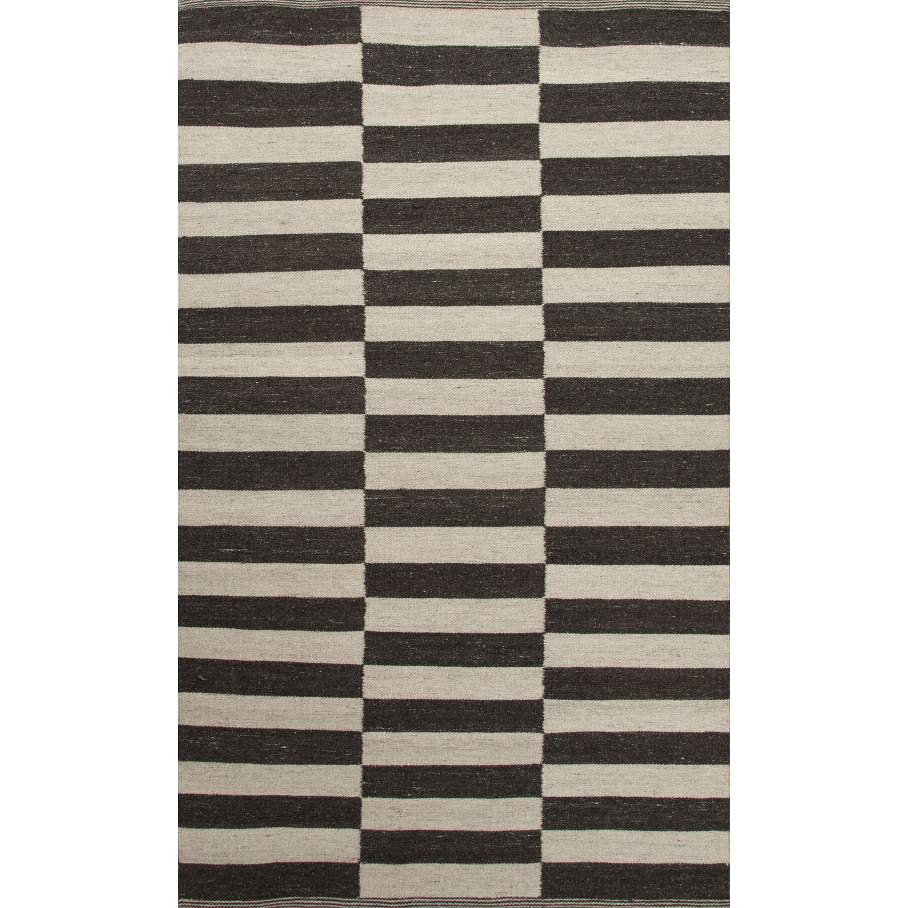 Scandinavia Nordic Ivory & Black Area Rug by Jaipur Rugs