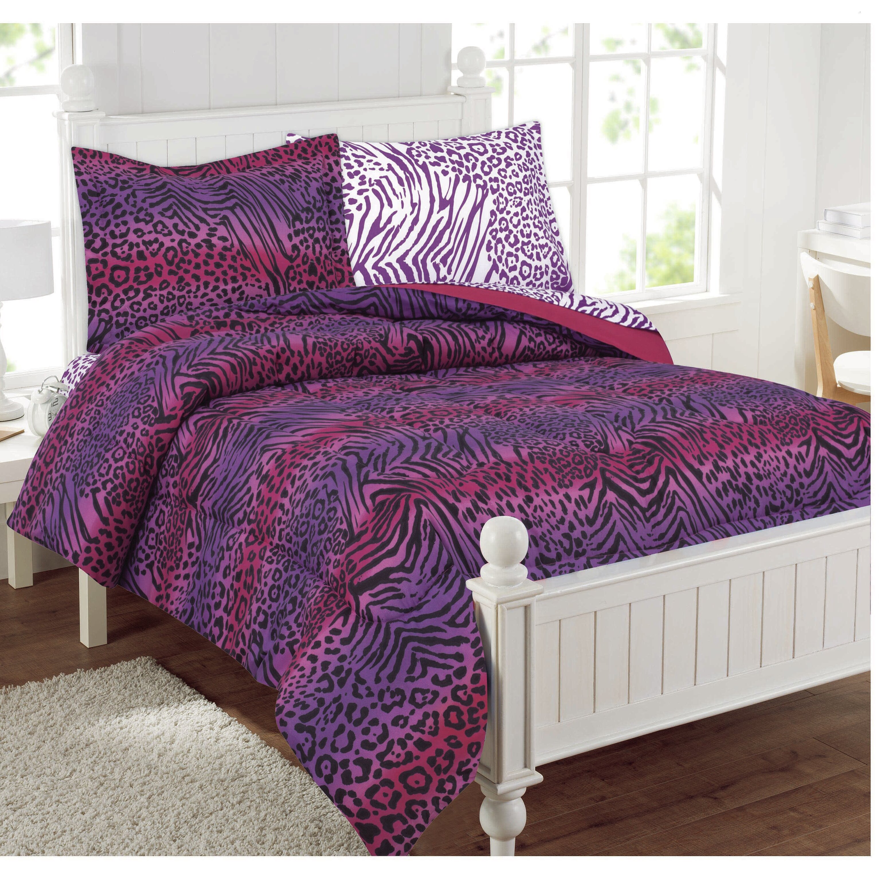 Mytex Zebra Leopard 7 Piece Bed in a Bag Set & Reviews ...