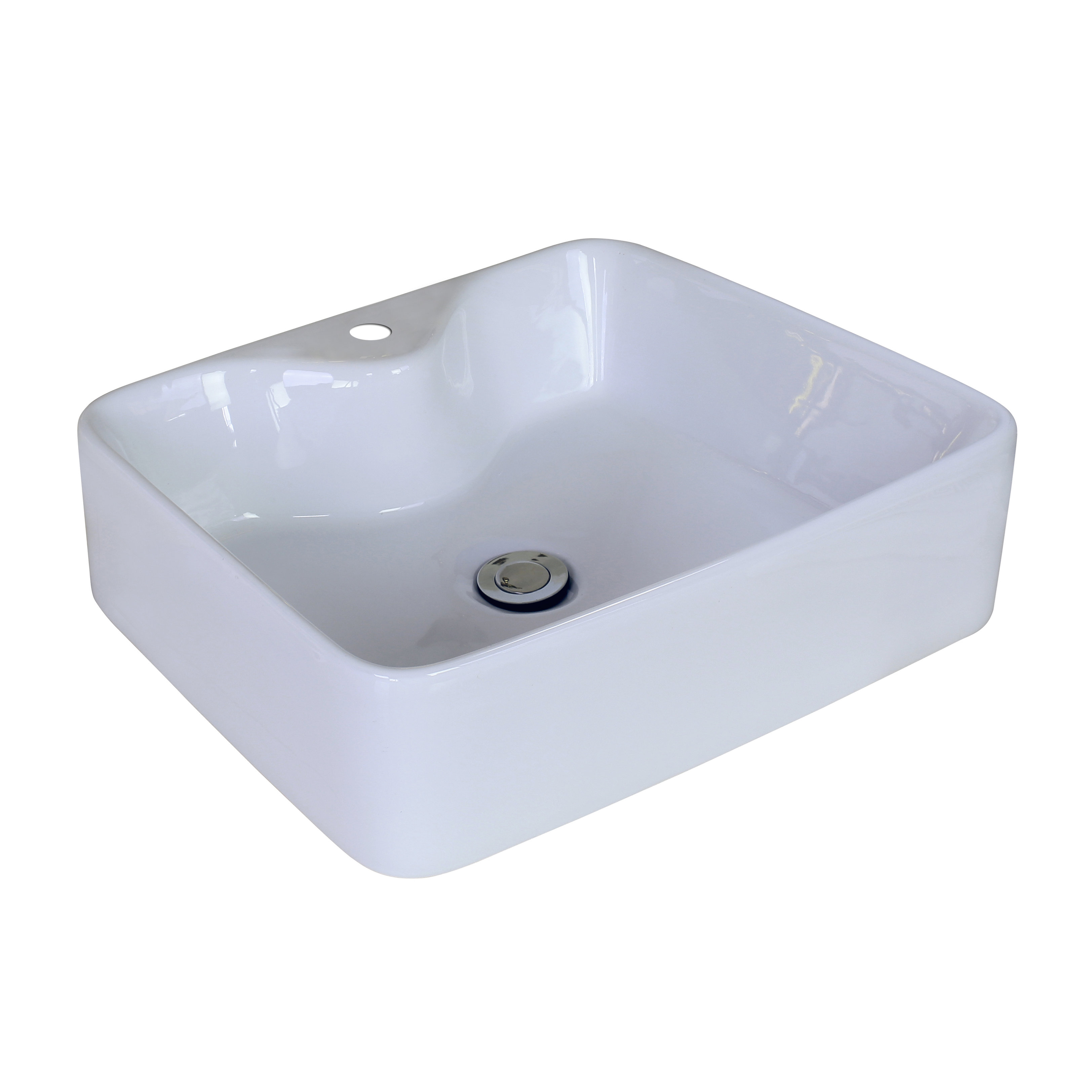 Above Counter Rectangle Vessel Bathroom Sink by American Imaginations