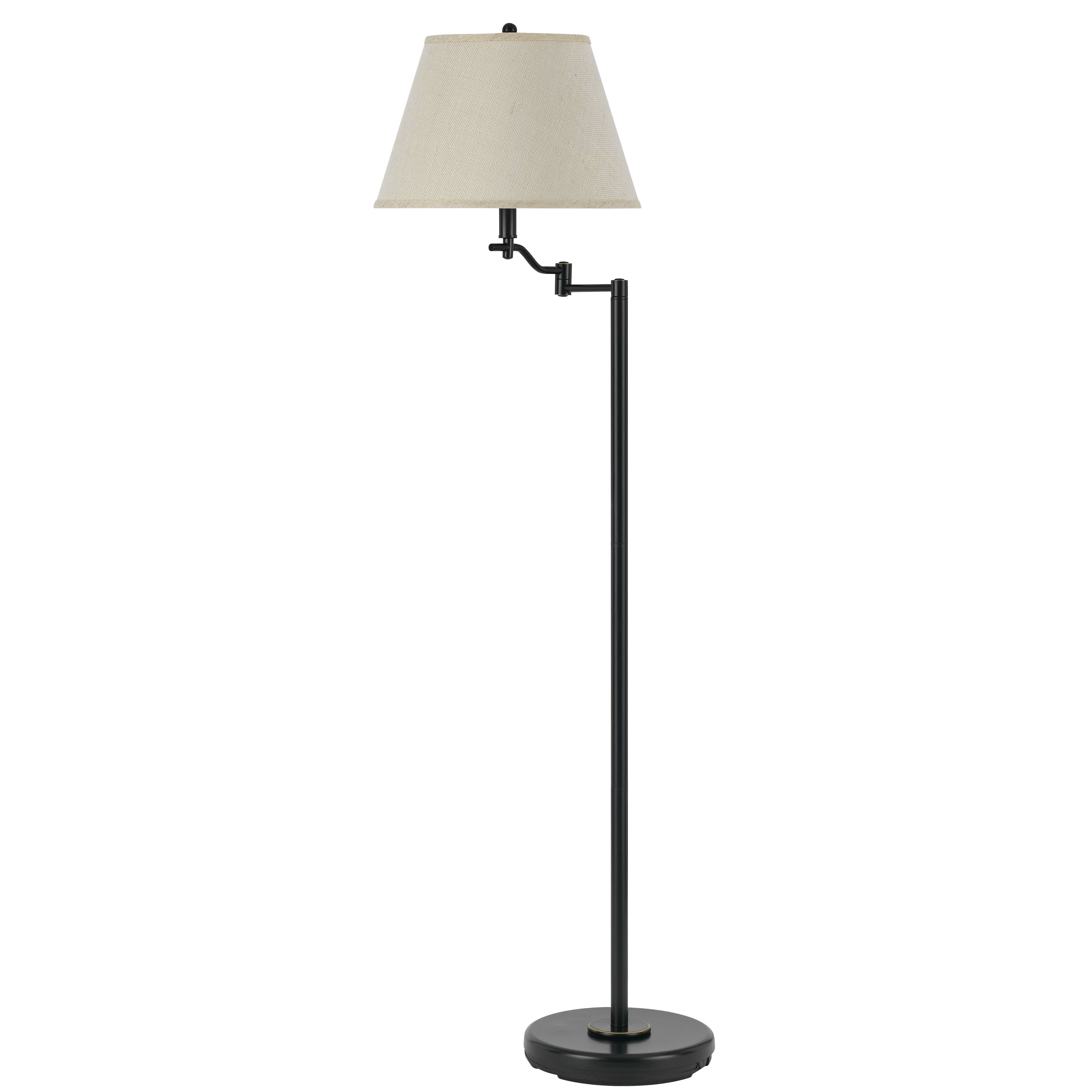 Cal Lighting Dana 3 Way Swing Arm 60 Arched Floor Lamp