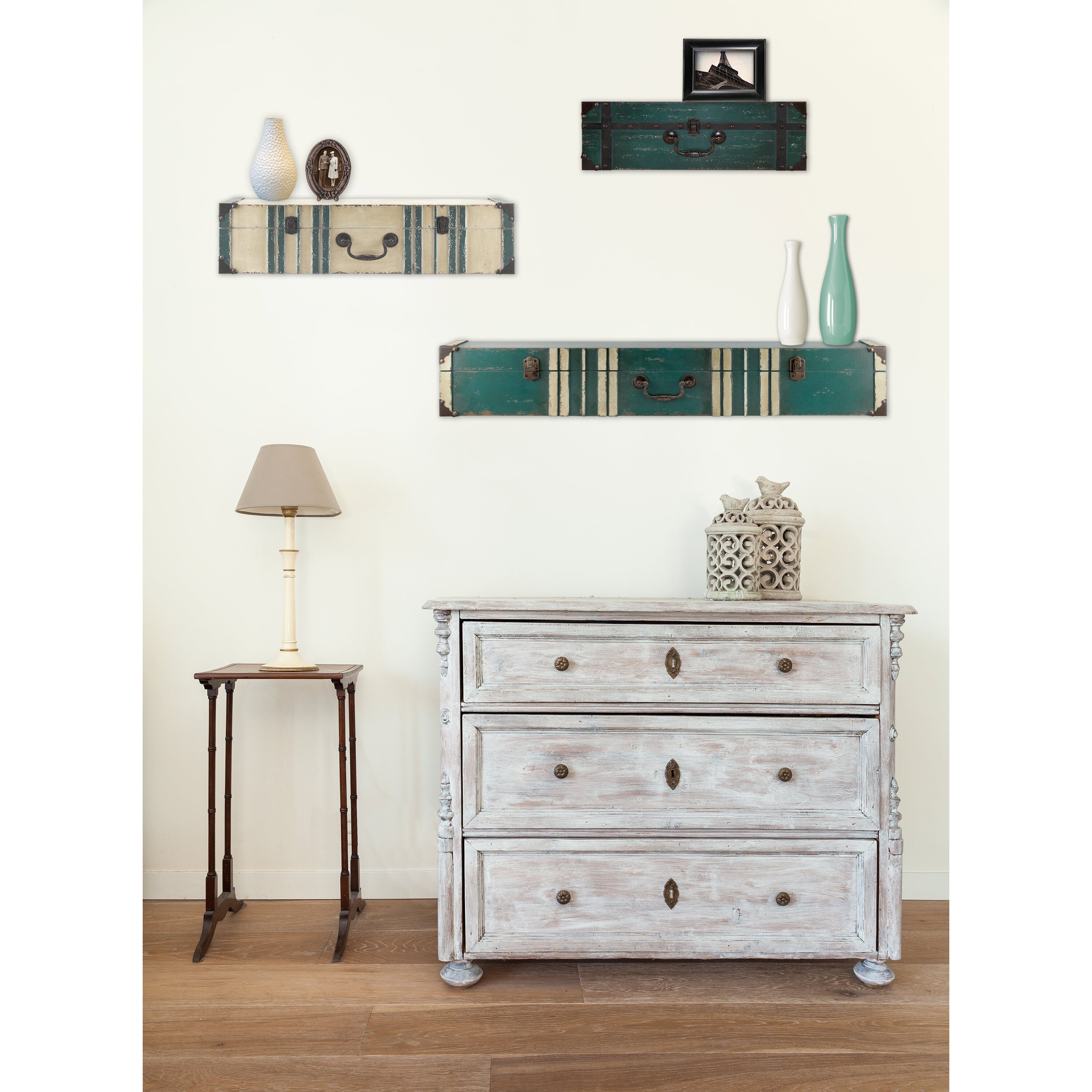 Vintage Suitcase Wall Shelf | Wayfair