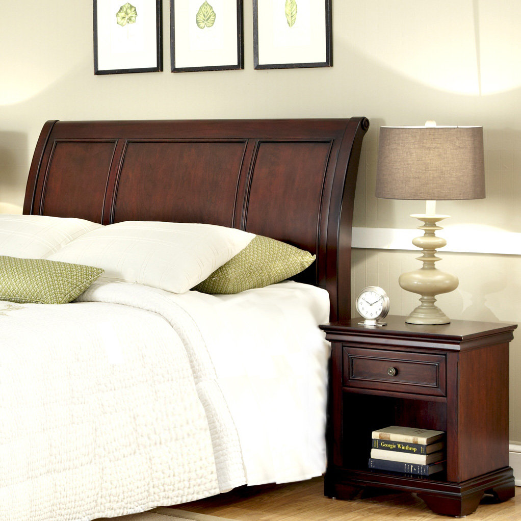 Darby Home Co Linthicum Sleigh 2 Piece Bedroom Set