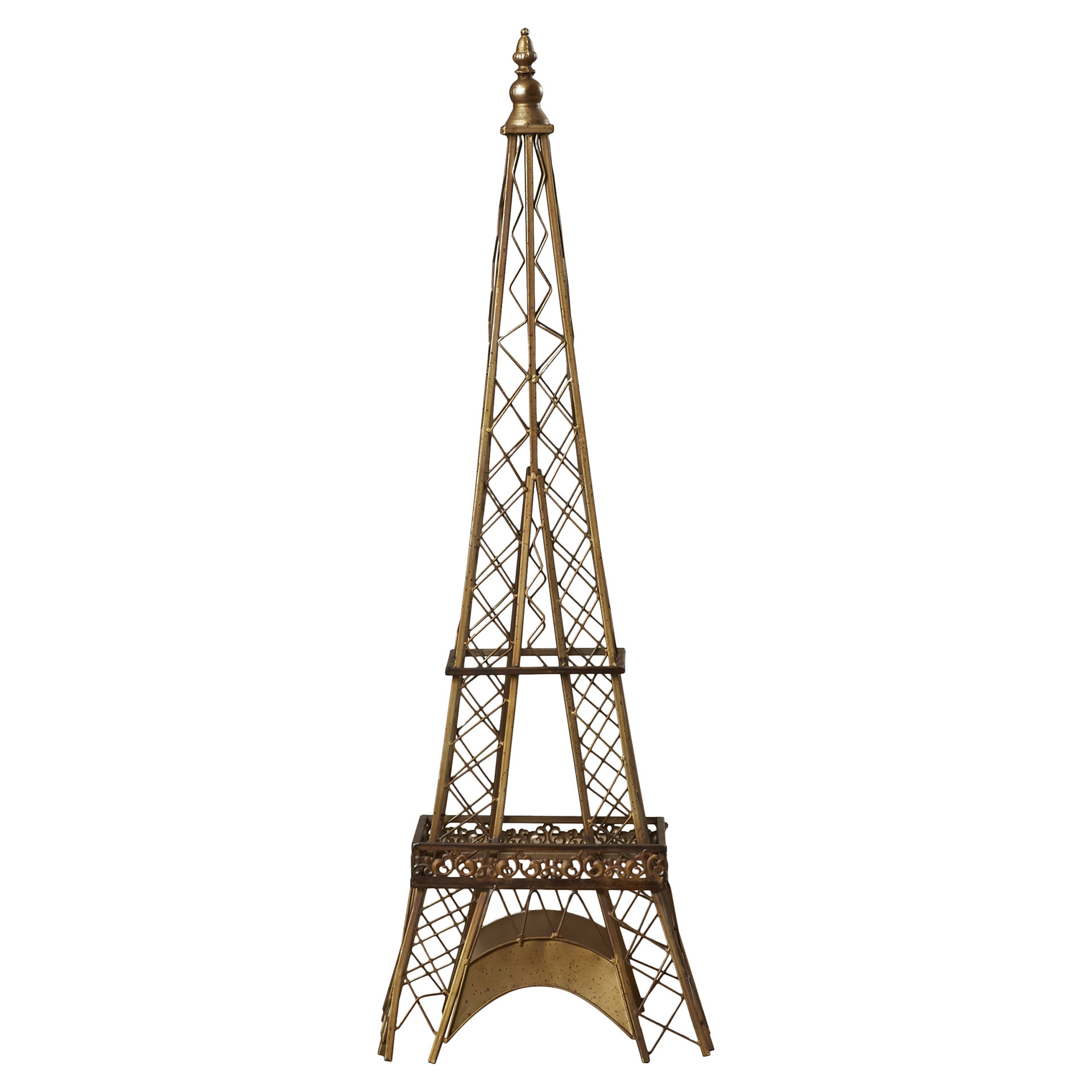 House of Hampton 2 Piece Metal Eiffel Tower Sculpture & Reviews Wayfair