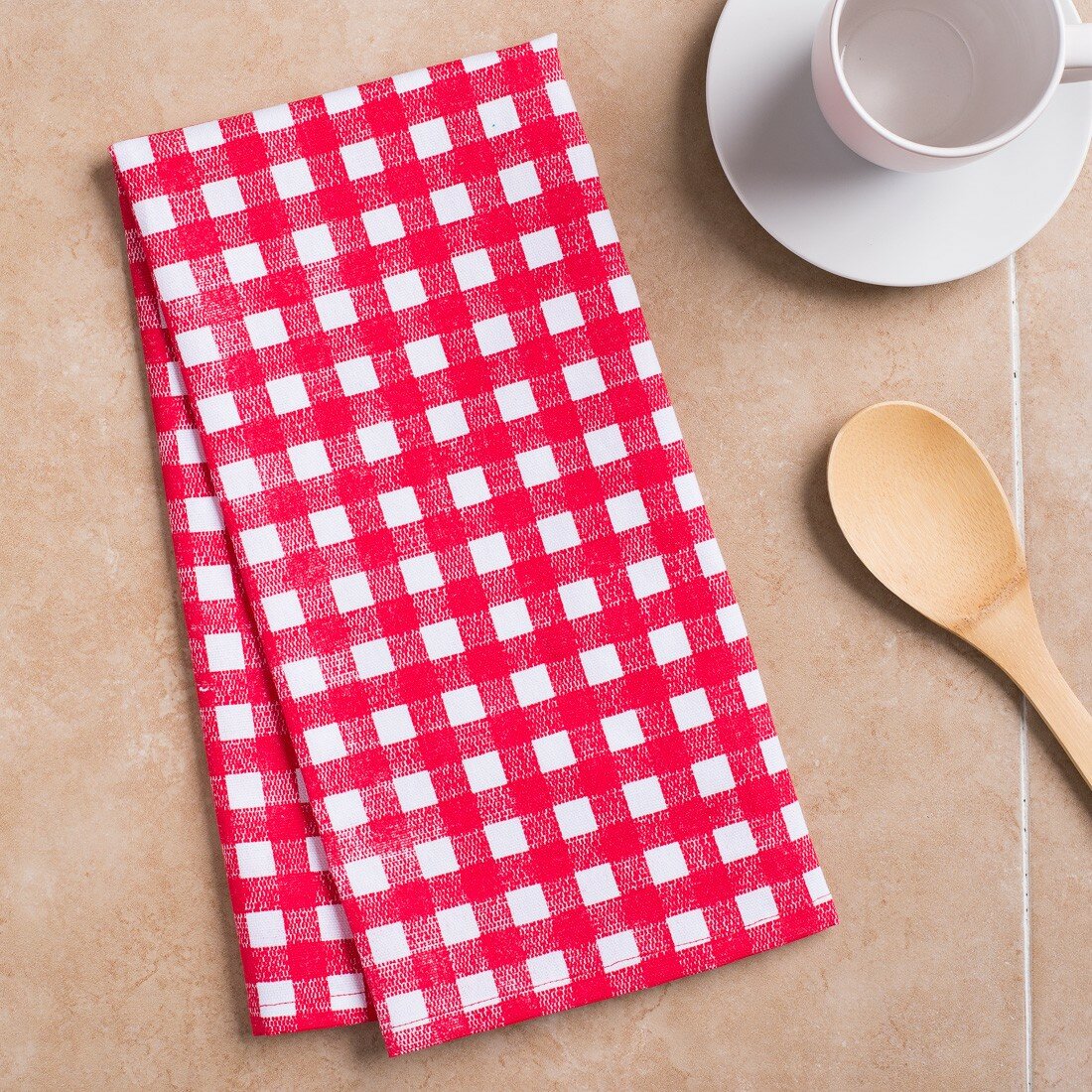 Linen Tablecloth Checkered Kitchen Towel  Reviews  Wayfair