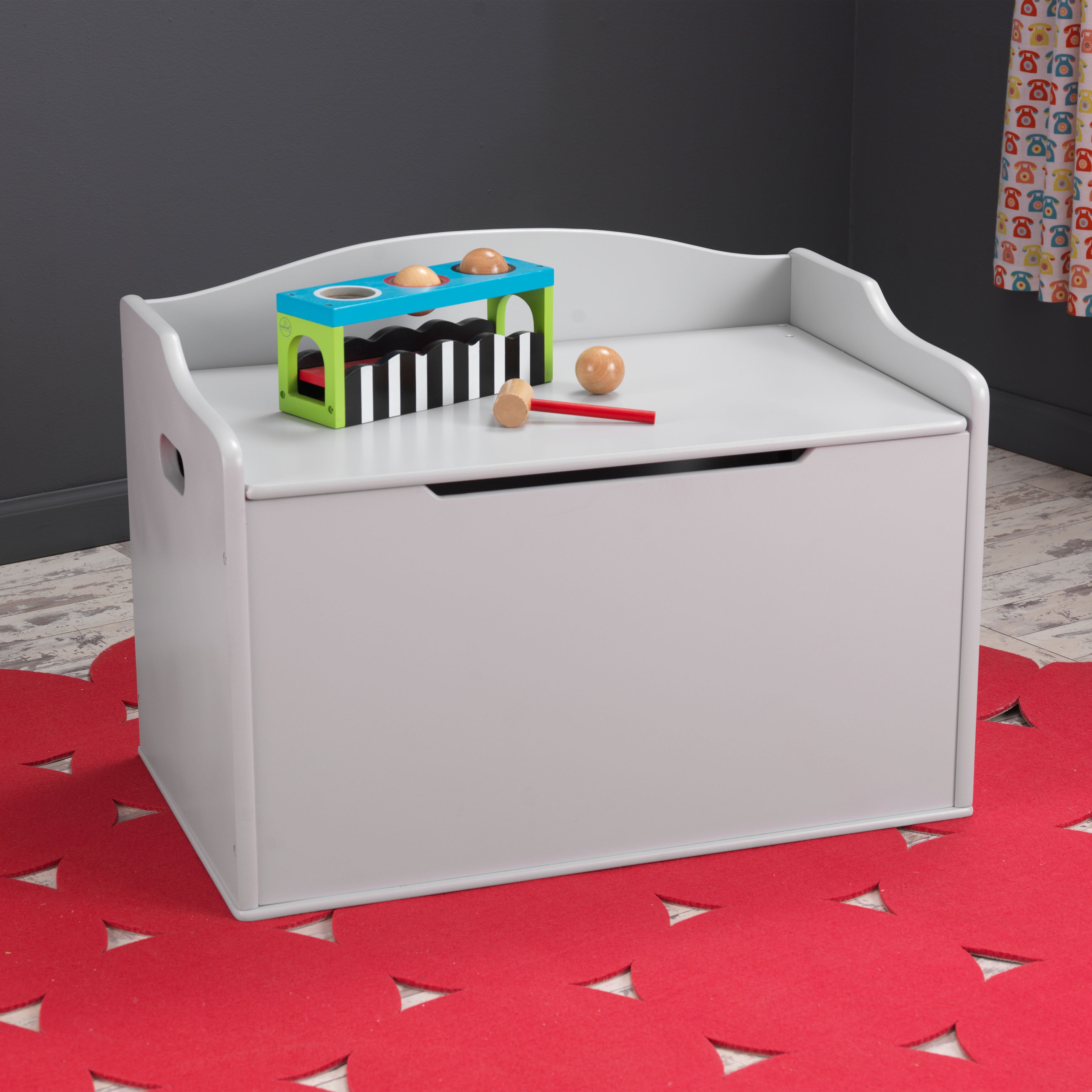 kidkraft personalized austin toy box