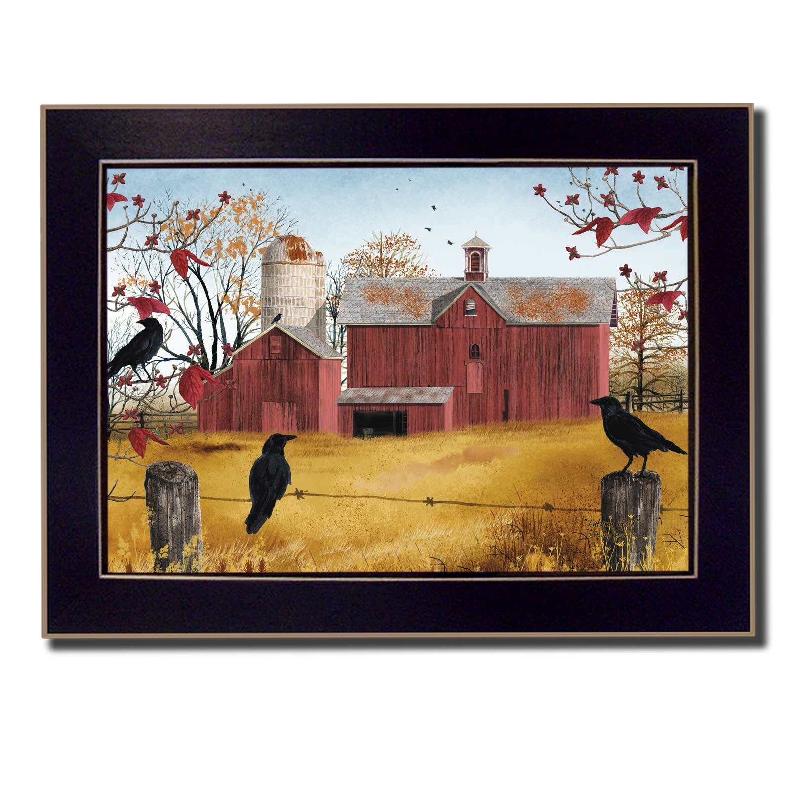 Trendy Decor 4U Autumn Gold by Billy Jacobs Framed Painting Print ...