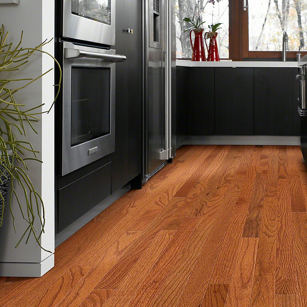 3-1/4" Solid Oak Hardwood Flooring in Gunstock | Wayfair