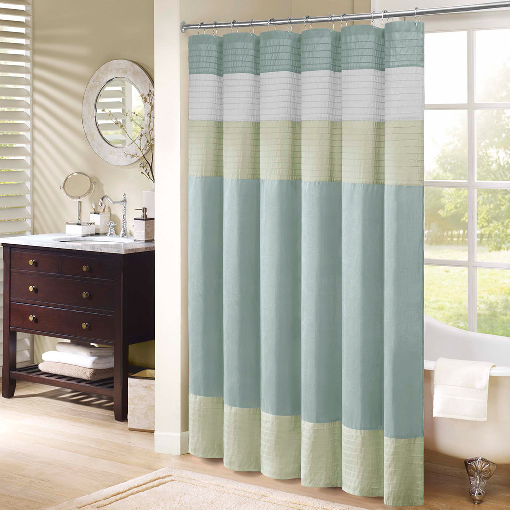 Madison Park Carter Shower Curtain & Reviews | Wayfair