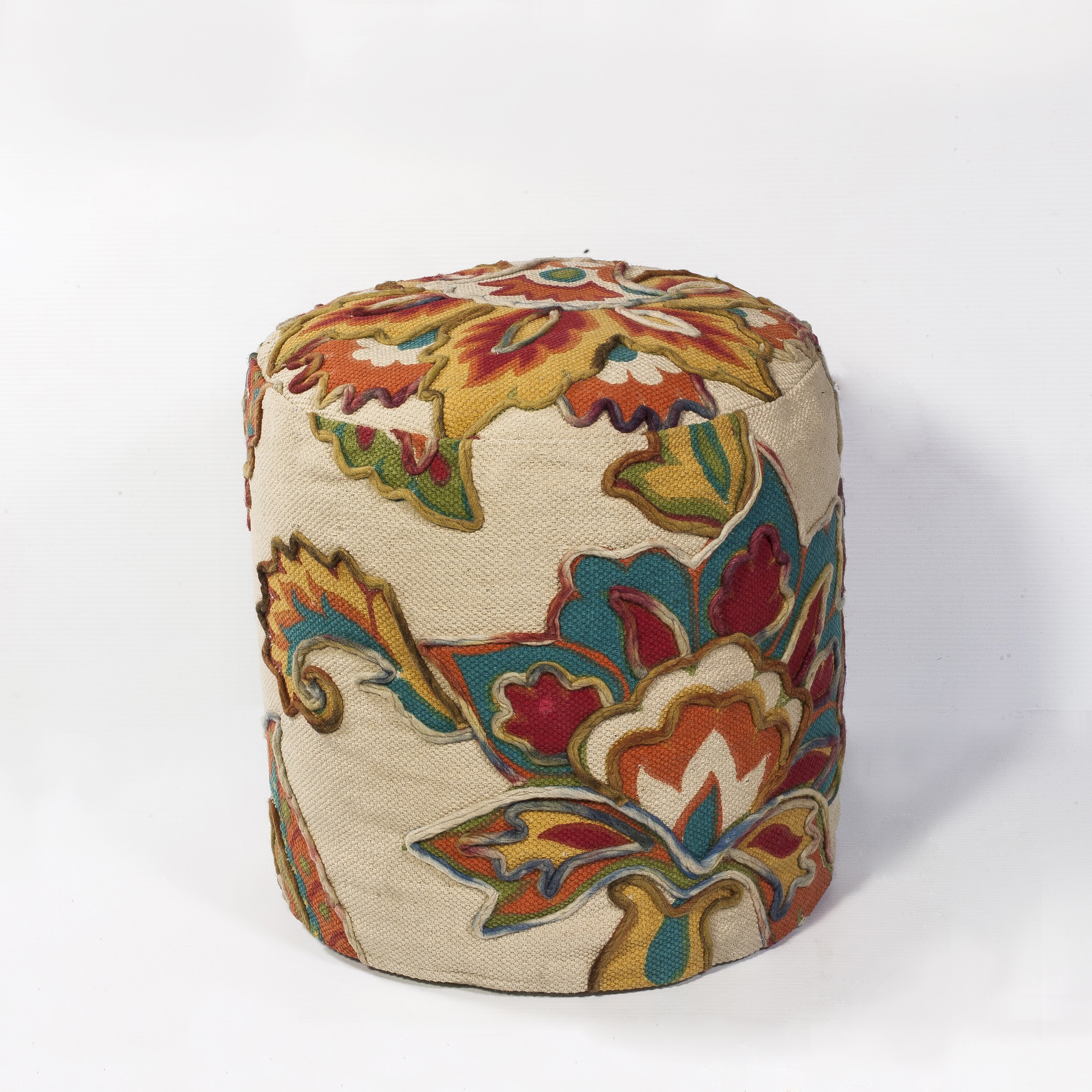 Mulino Pouf Ottoman by KAS Rugs