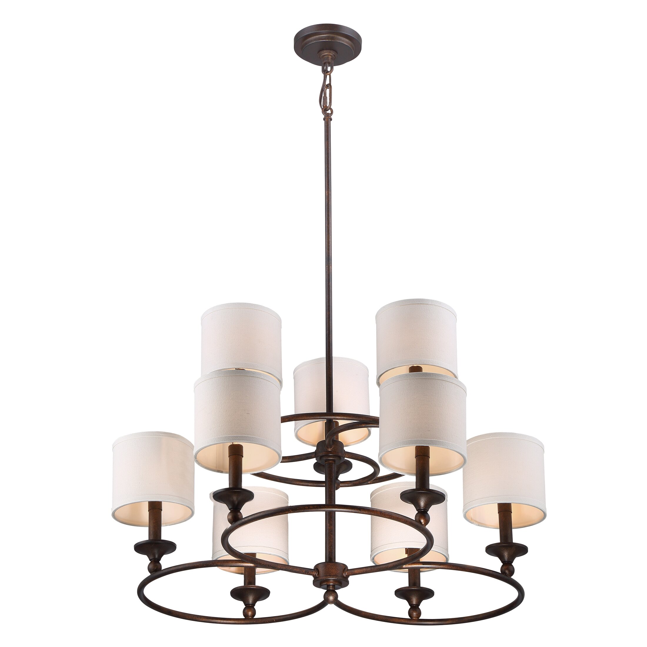 Adams 9 Light Chandelier by Quoizel